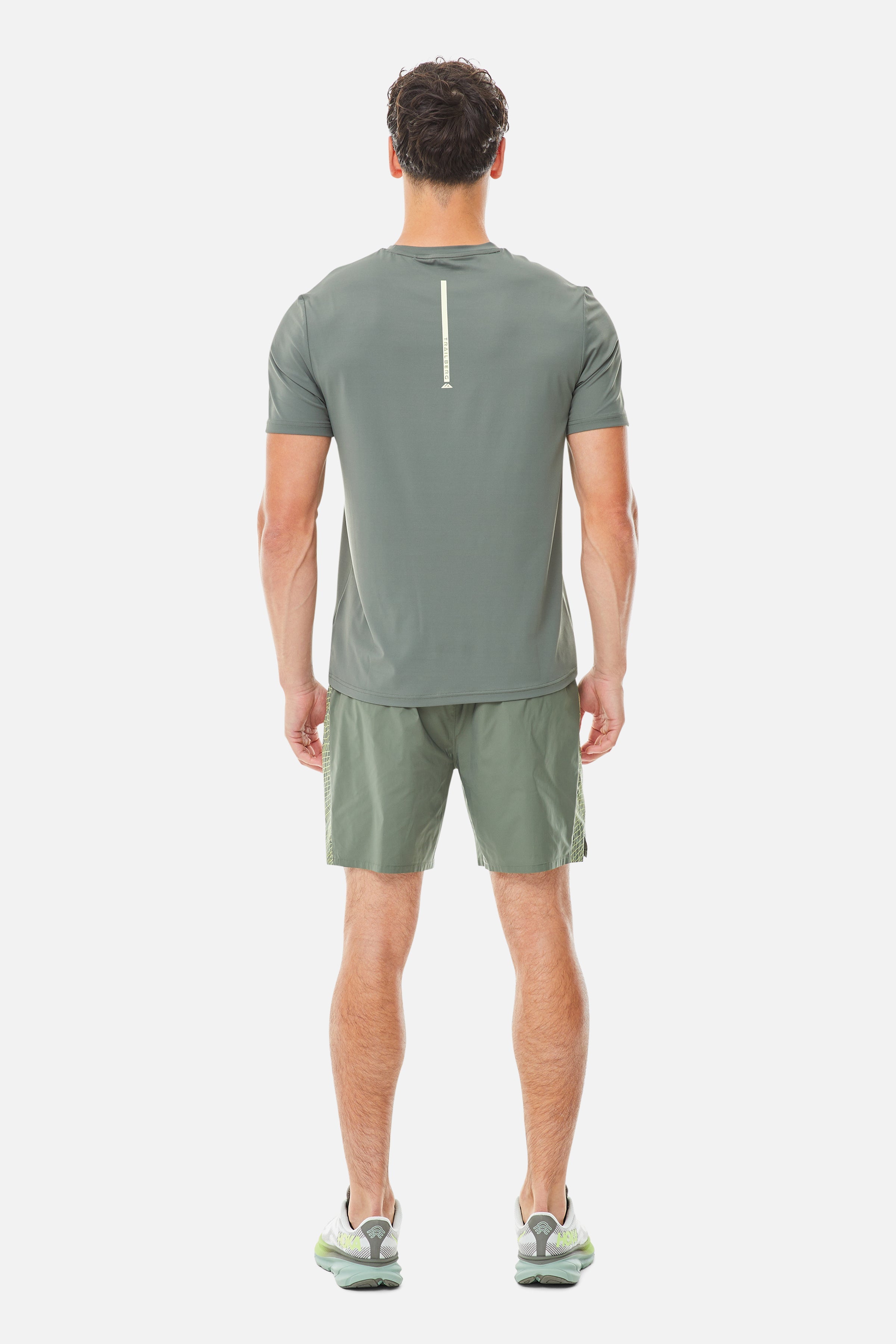 Vantage Tee - Dark Fern/Pale Citrus