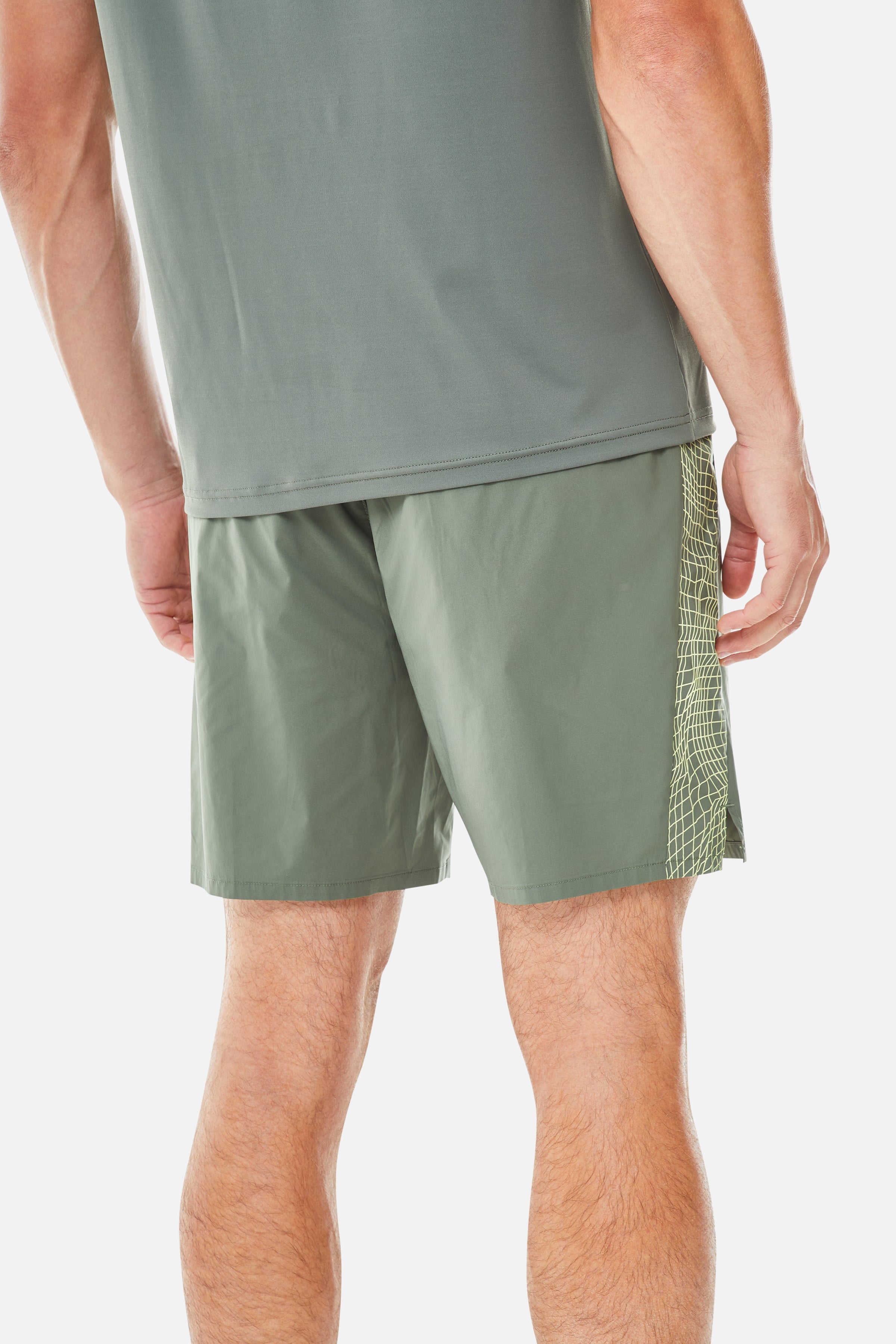 Vantage Short - Dark Fern/Pale Citrus