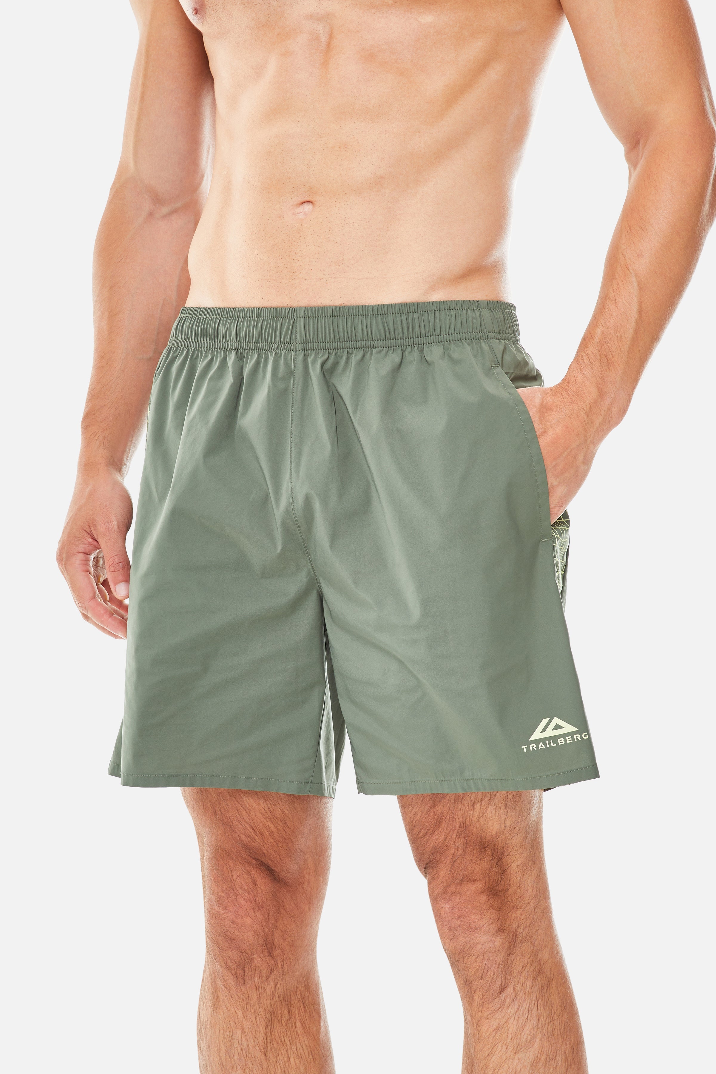 Vantage Short - Dark Fern/Pale Citrus