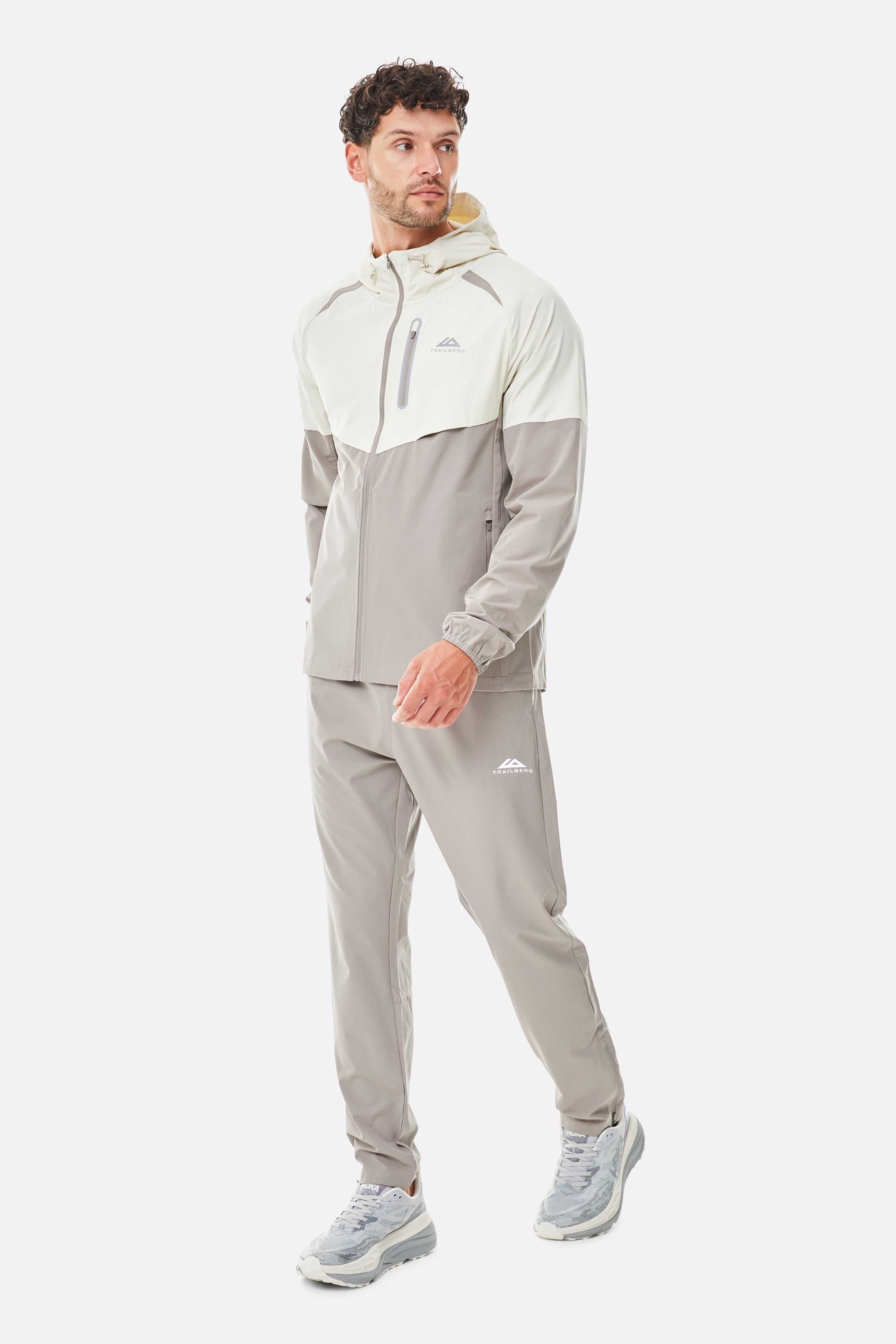 AW25 Cloud Tracksuit - Pale Taupe/Dune White