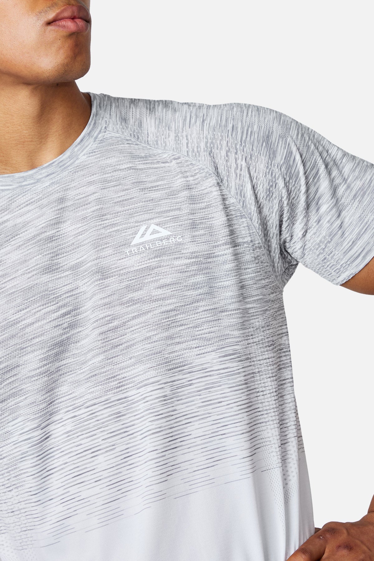 Arc Seamless 2.0 Tee - White/Concrete Grey/Lunar Grey