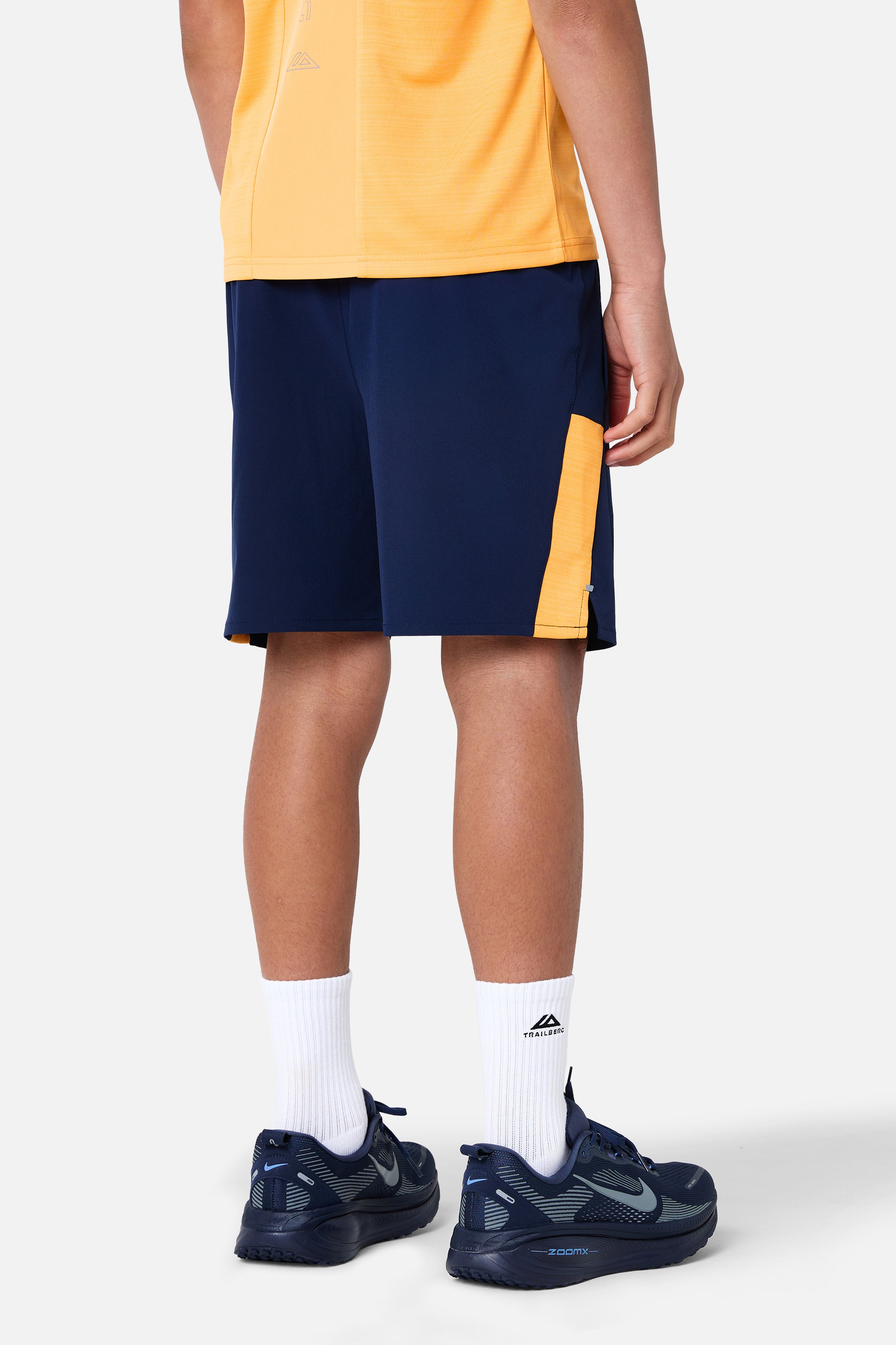 Boys Cloud 2.0 Short - Navy Blue/Orange Glow