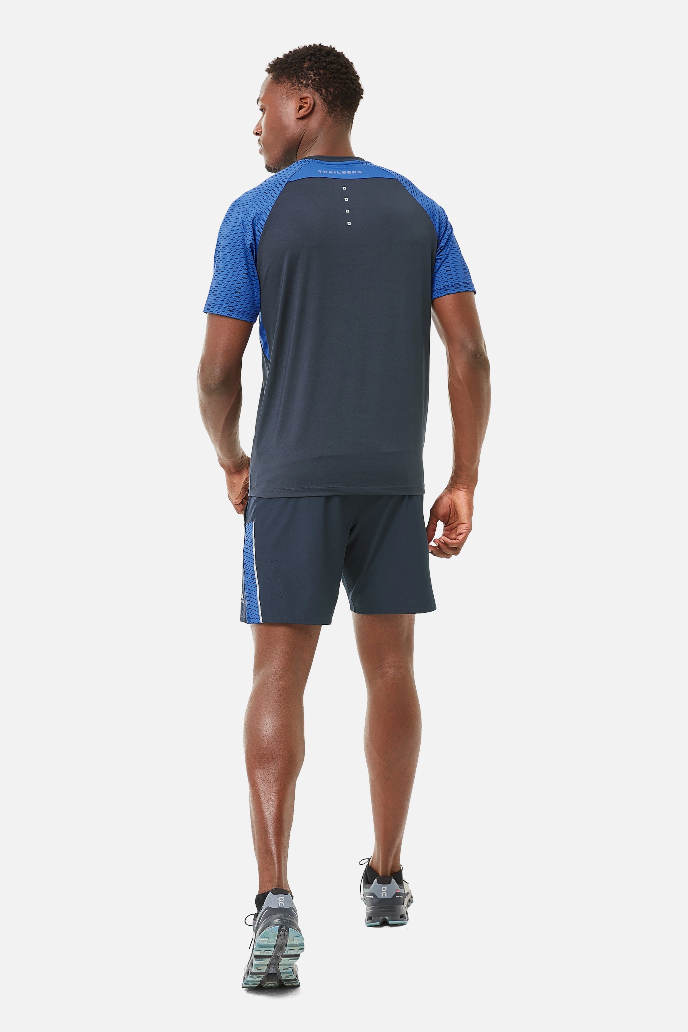 Motion Tee - Navy/Cobalt