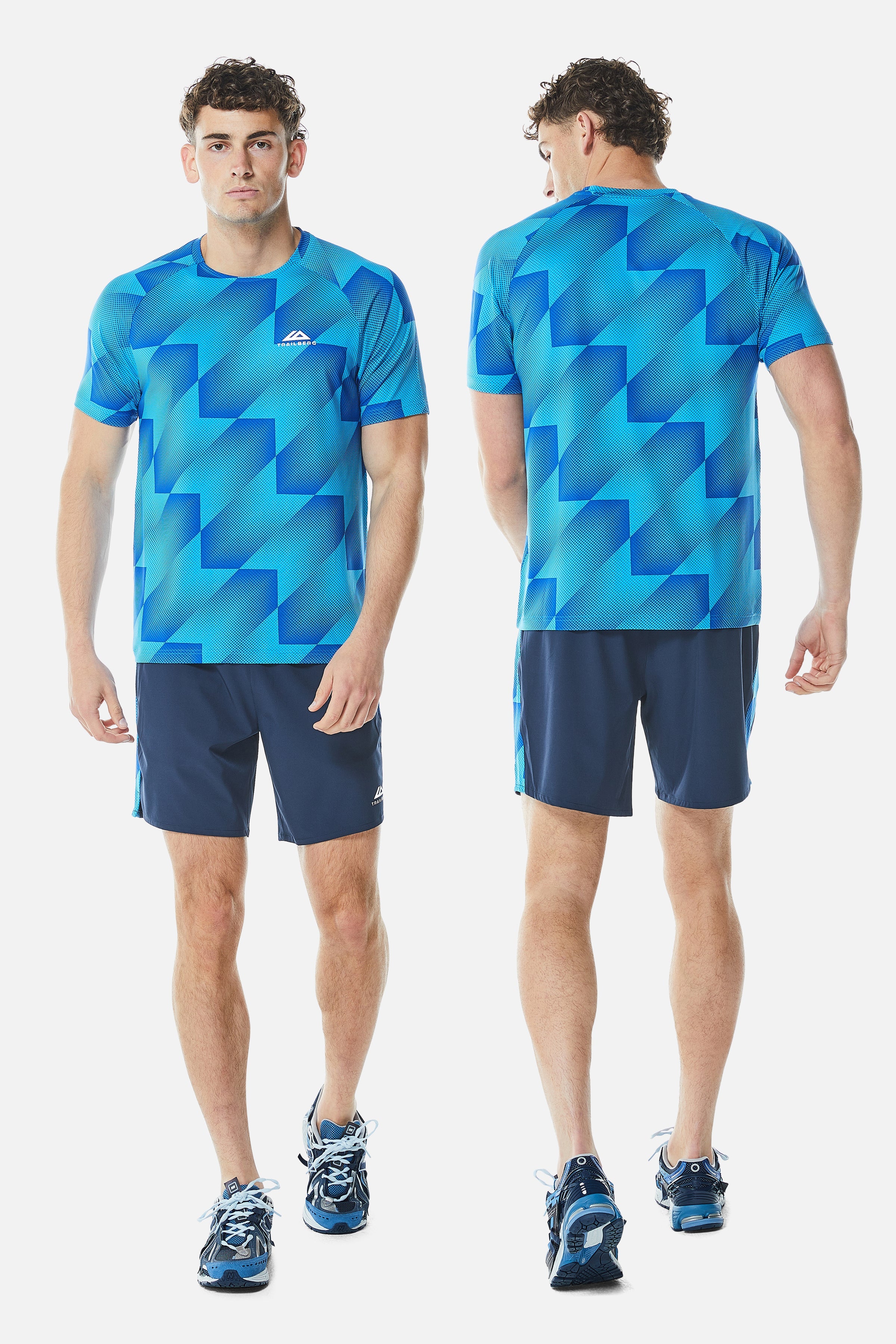 Chevron Twinset - Twilight Haze/Mystic Ocean/Navy Blue