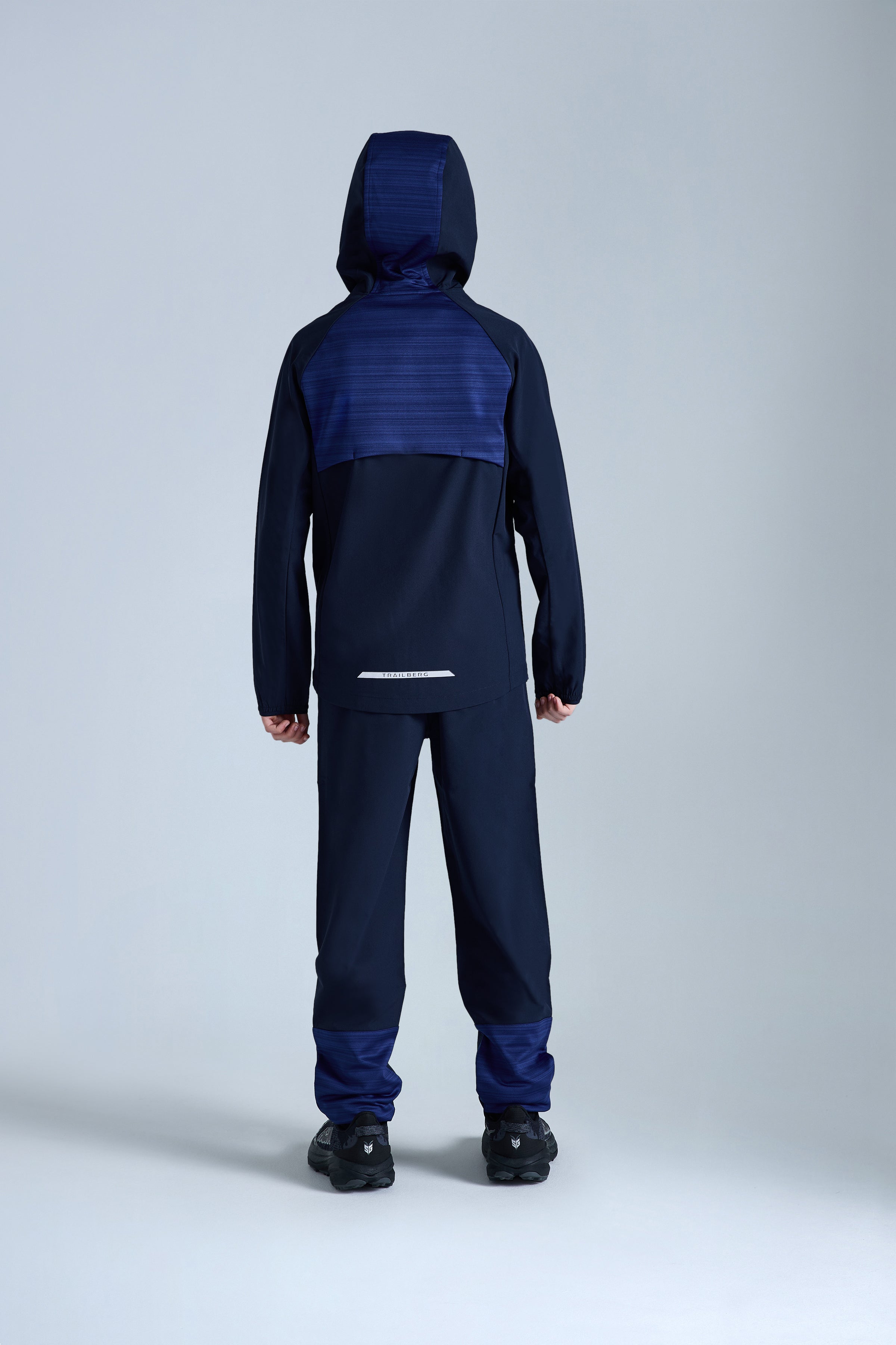 Boys Cloud 2.0 Woven Tracksuit - Navy Blue/Space Blue