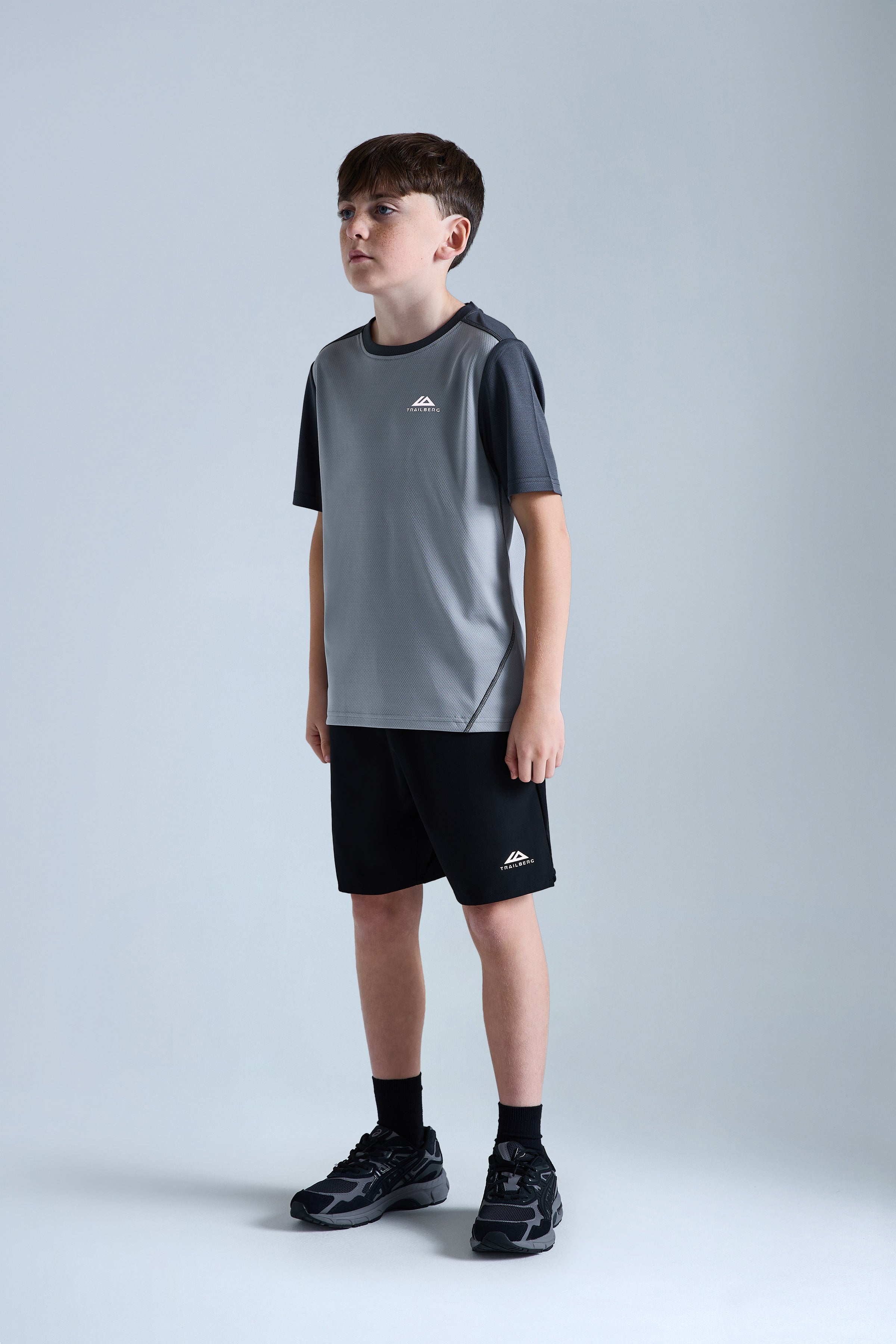 Boys Essentials Twinset - Moon Grey/Iron Grey/Black