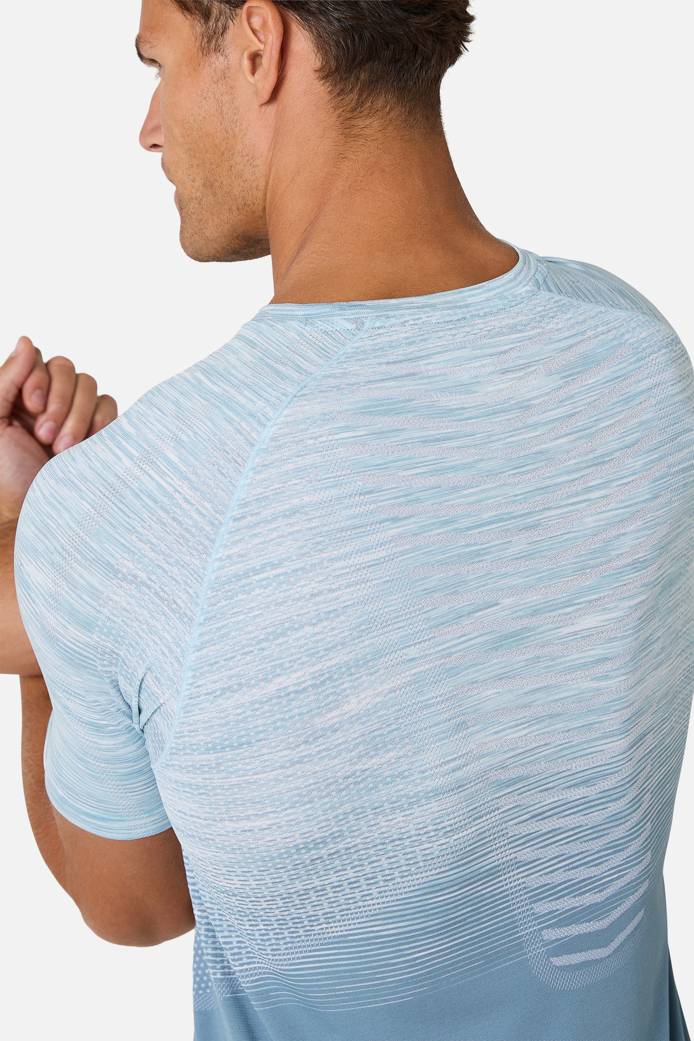 Arc Seamless 2.0 Tee - Frosted Blue/Soft Blue/Cool Slate/White