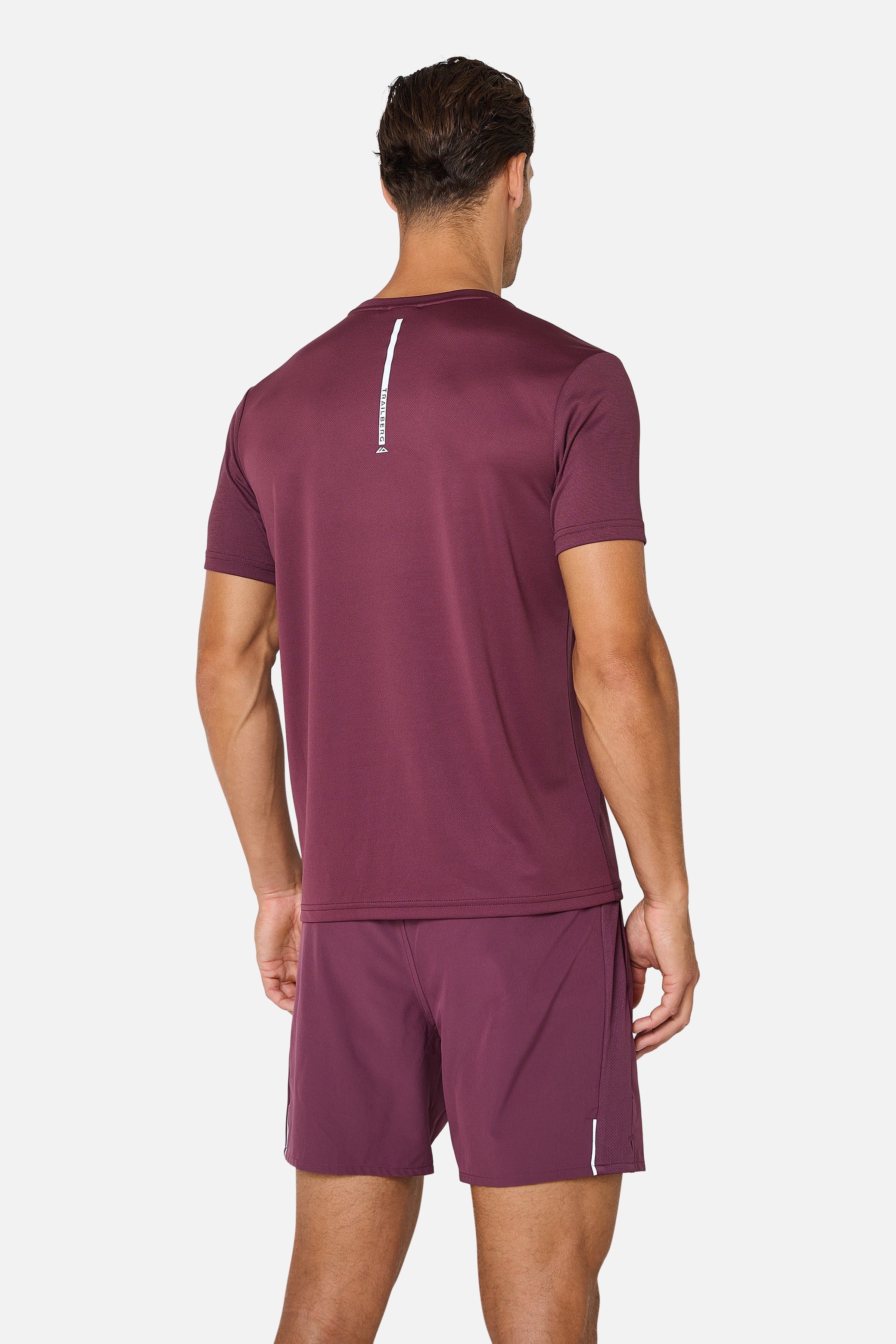 Blur Large Logo Tee - Deep Merlot