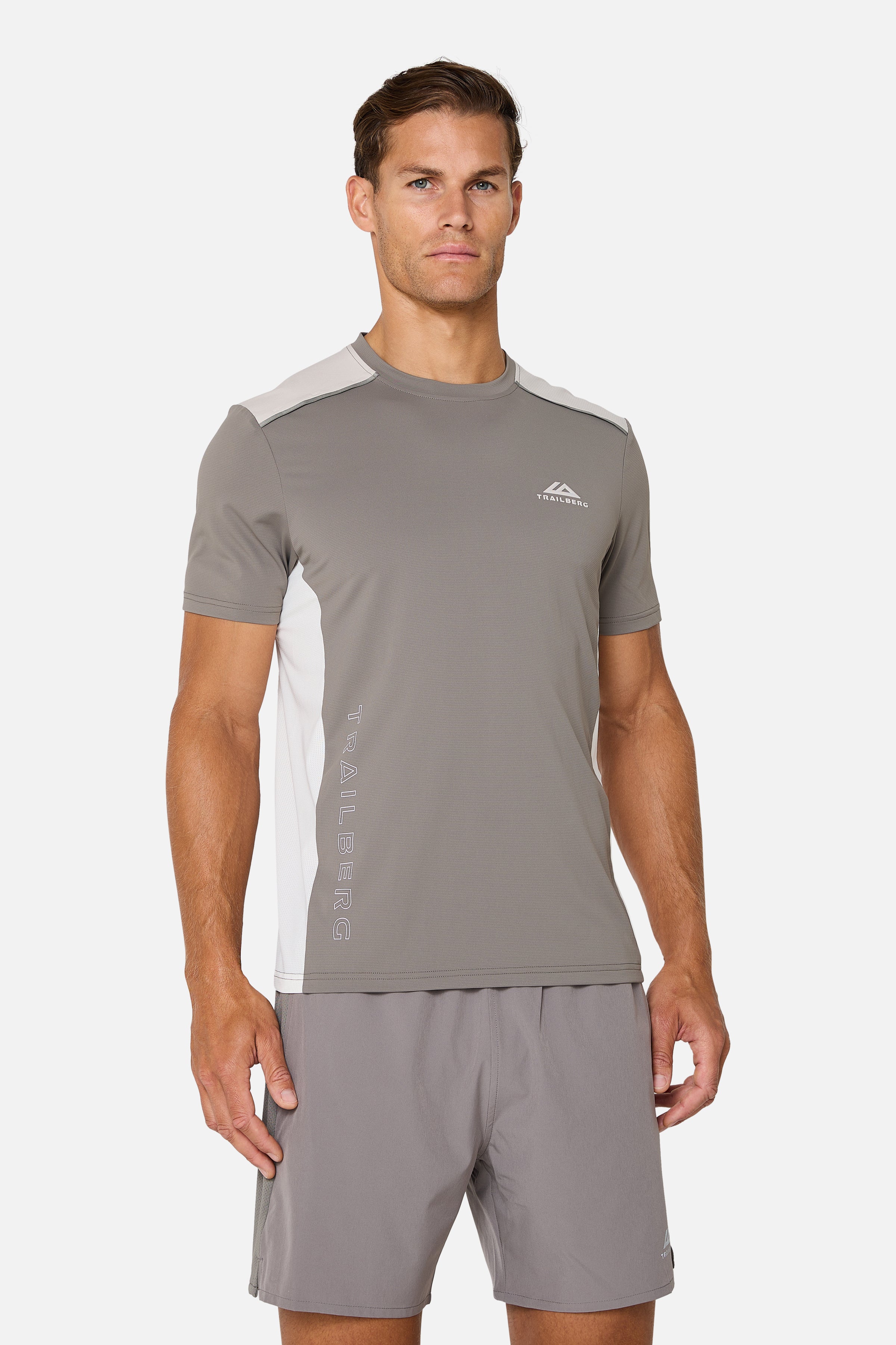 Triathlon Ultra Tee - Mocha/Pebble Stone/Frosted Ridge