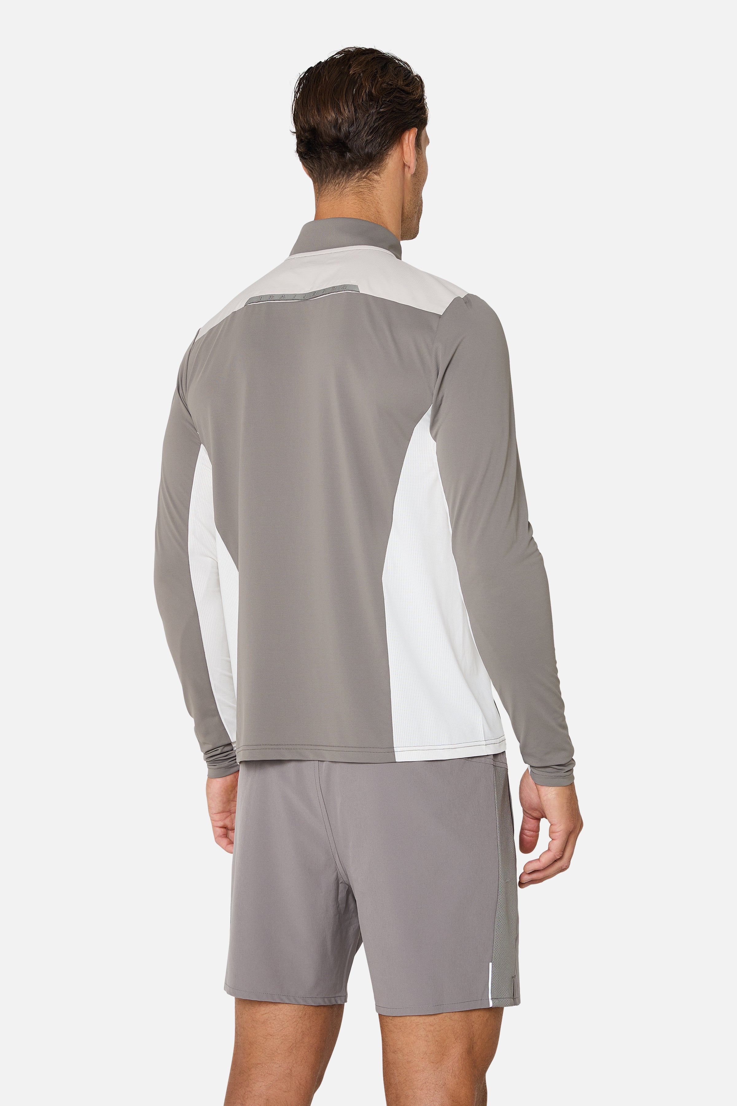Triathlon Ultra Essentials 1/4 Zip Twinset - Mocha/Pebble Stone/Frosted Ridge