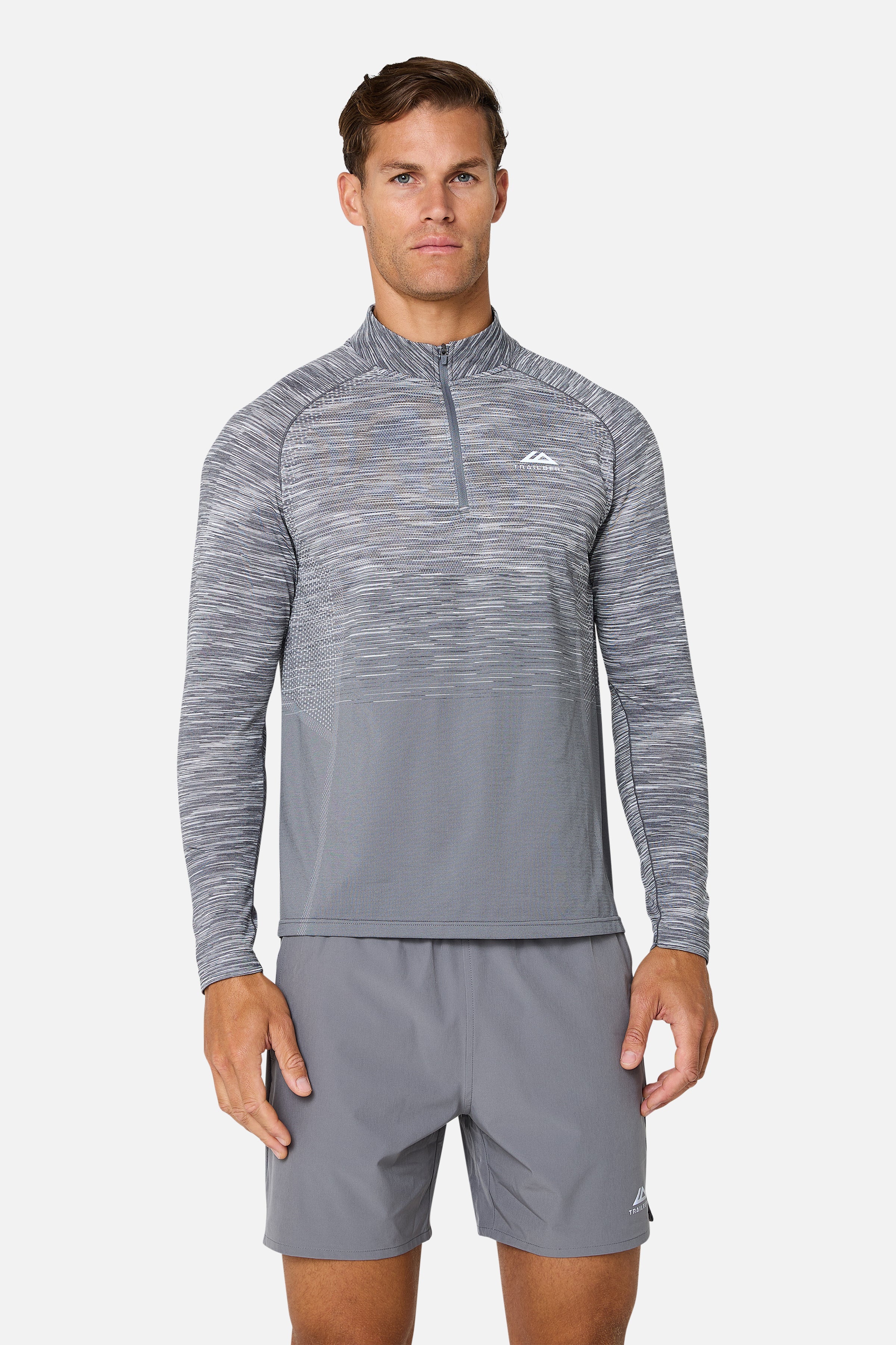 Arc Seamless 2.0 1/4 Zip - Nightfall Grey/Graphite Grey/Ash Grey/Lunar Grey