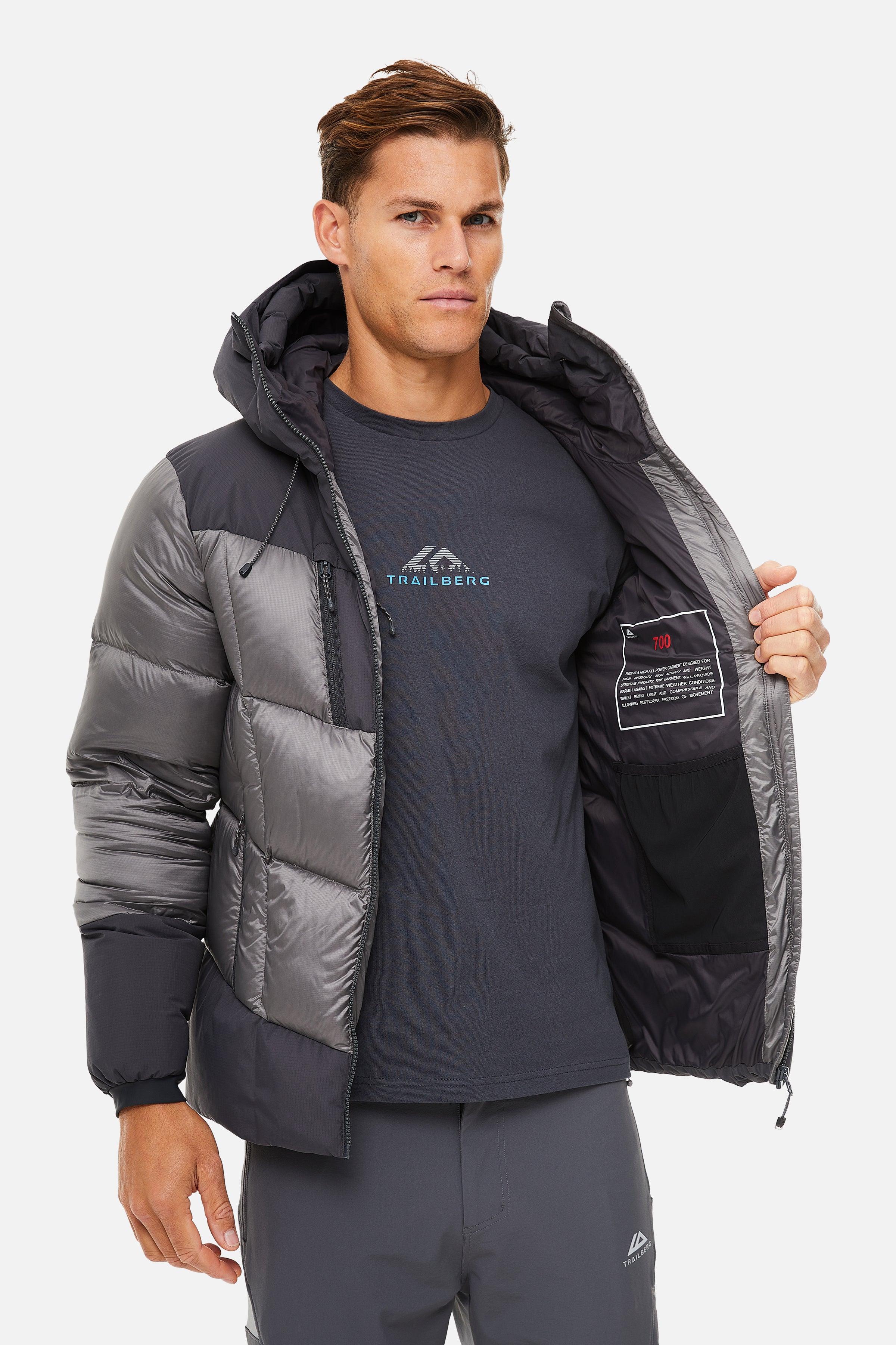 Eiger Puffer - Grey/Light Grey