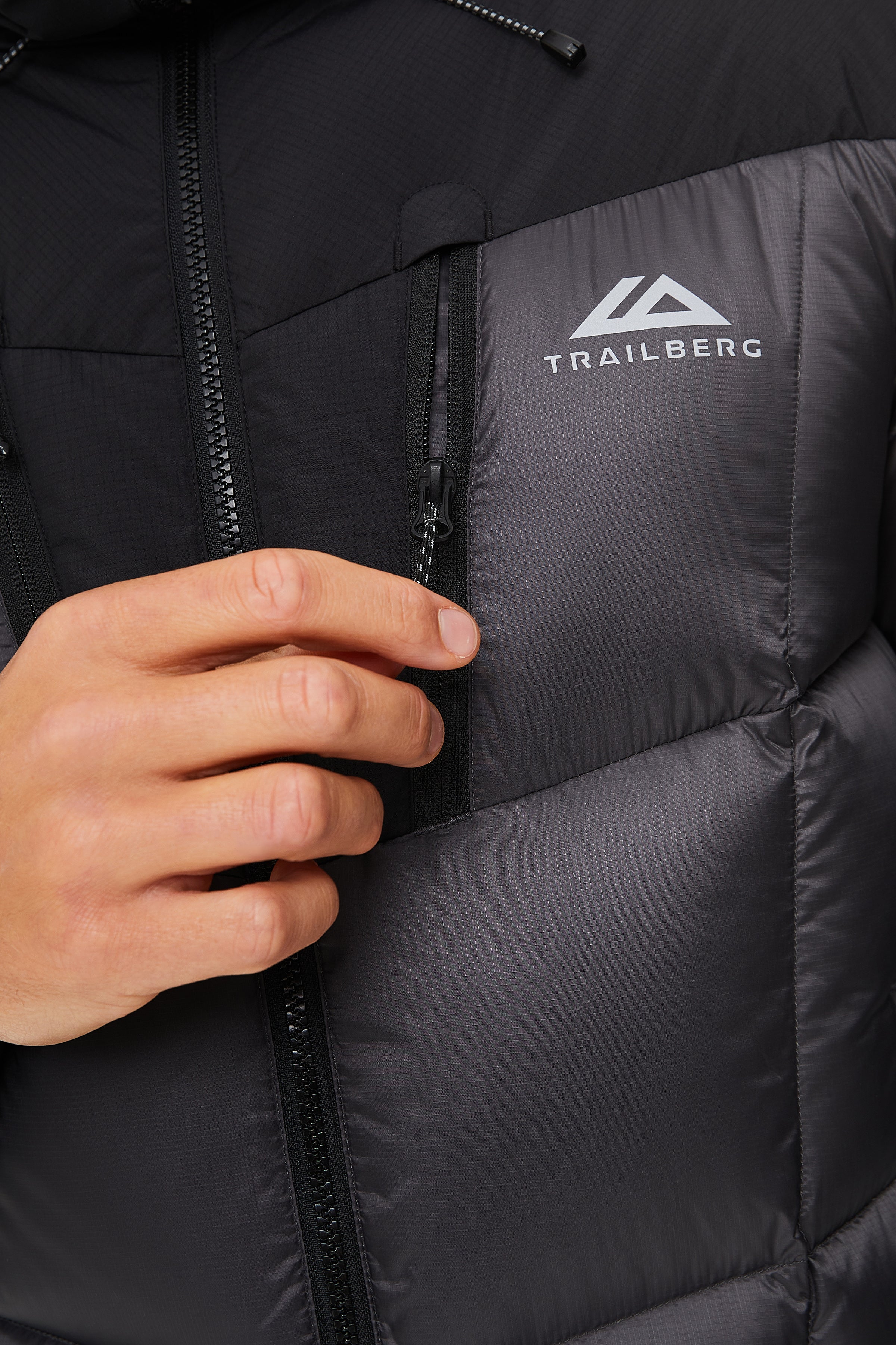 Eiger Puffer - Black/Grey