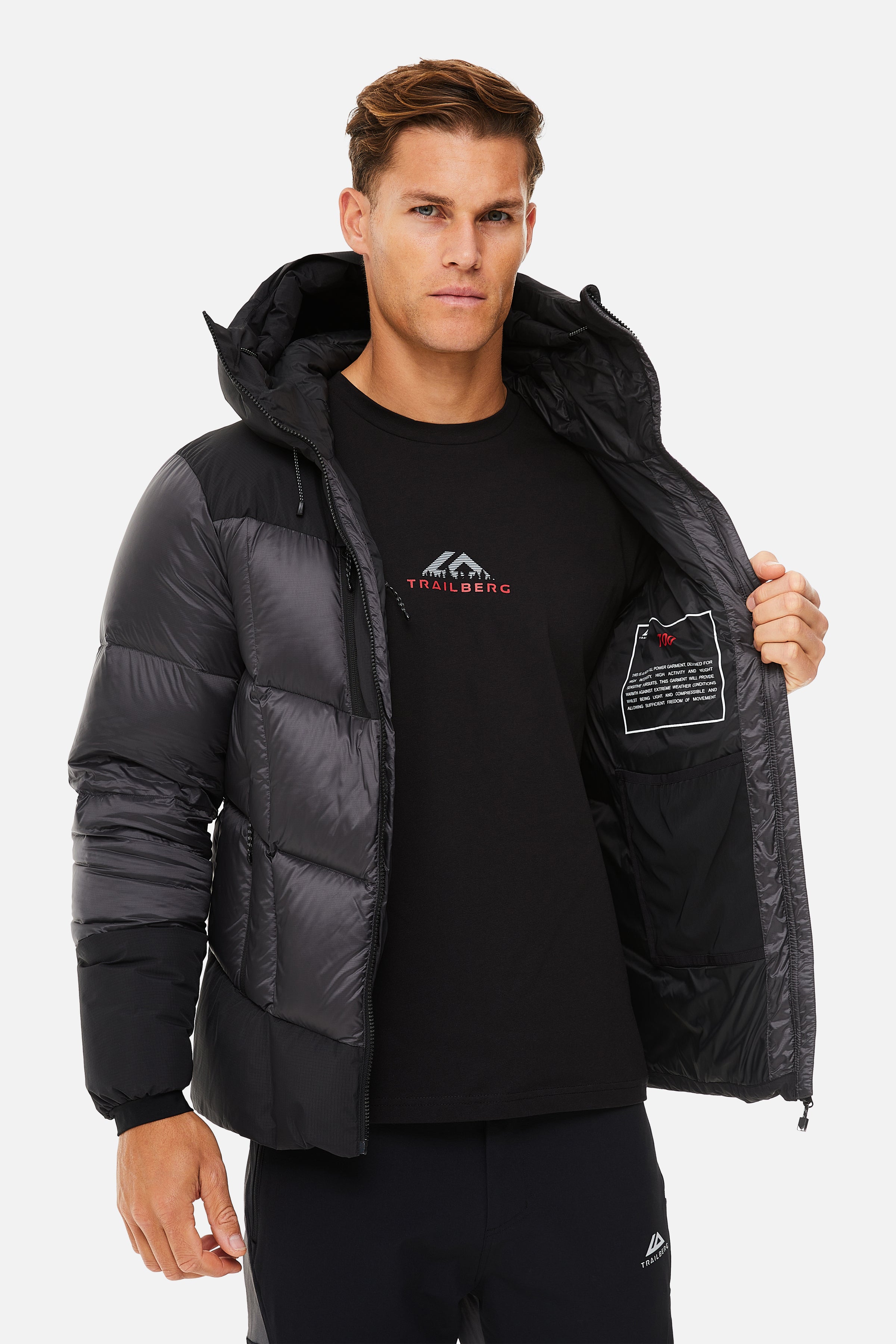 Eiger Puffer - Black/Grey