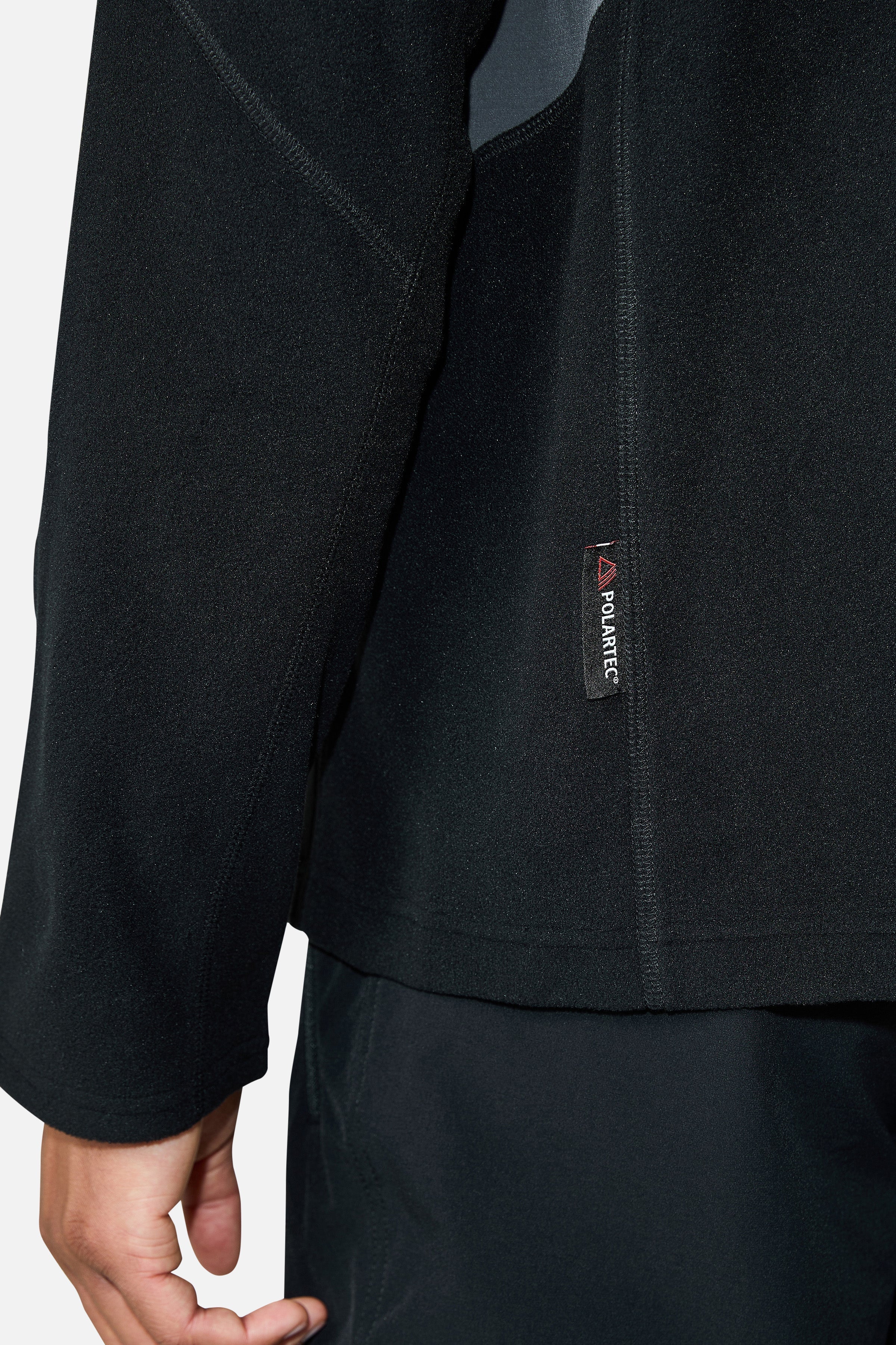 Driftmoor Polartec Fleece 1/4 Zip - Black/Volcano Grey/Blazing Red