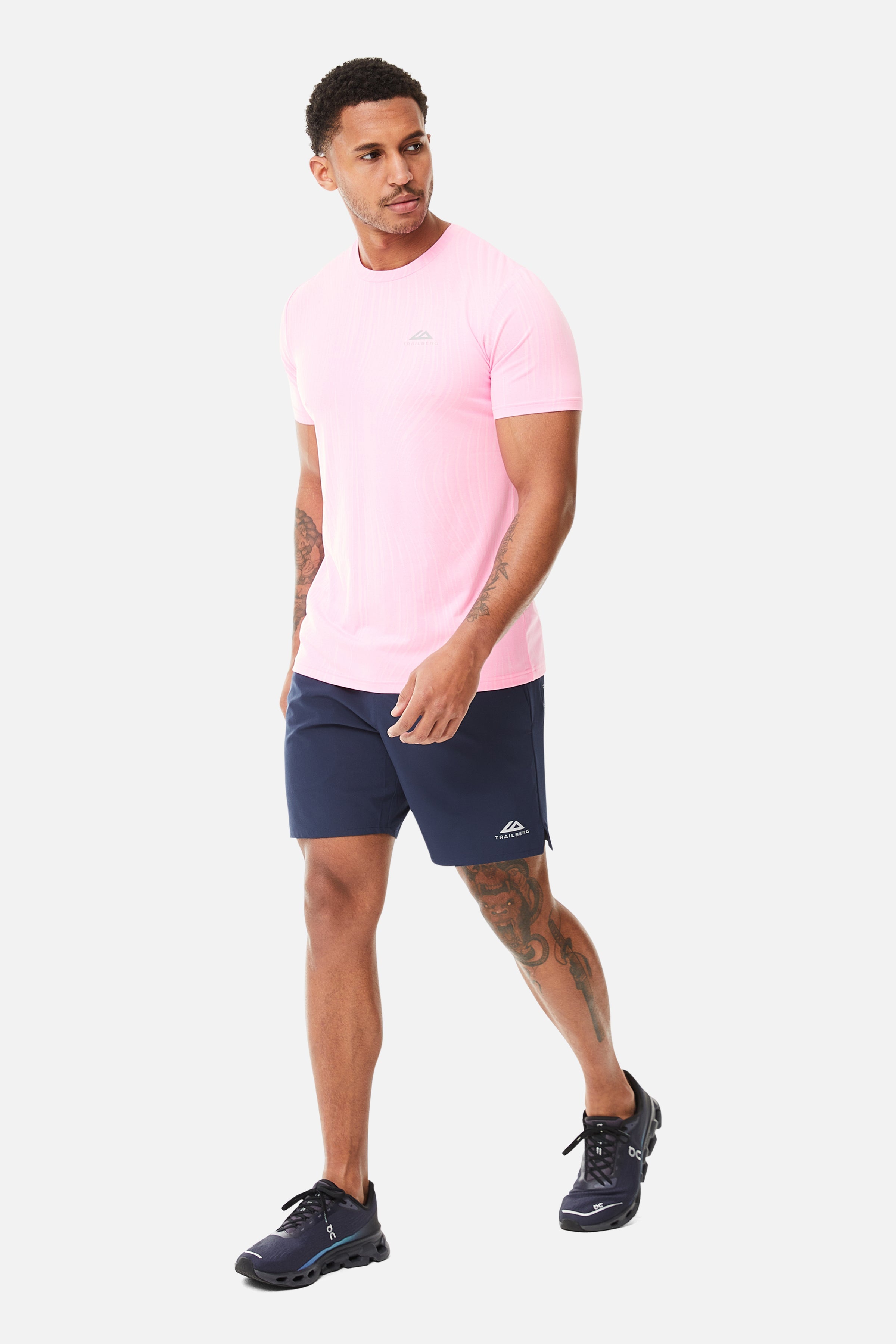 Vertex Jacquard Tee - Candy Cotton/Sugar Plum