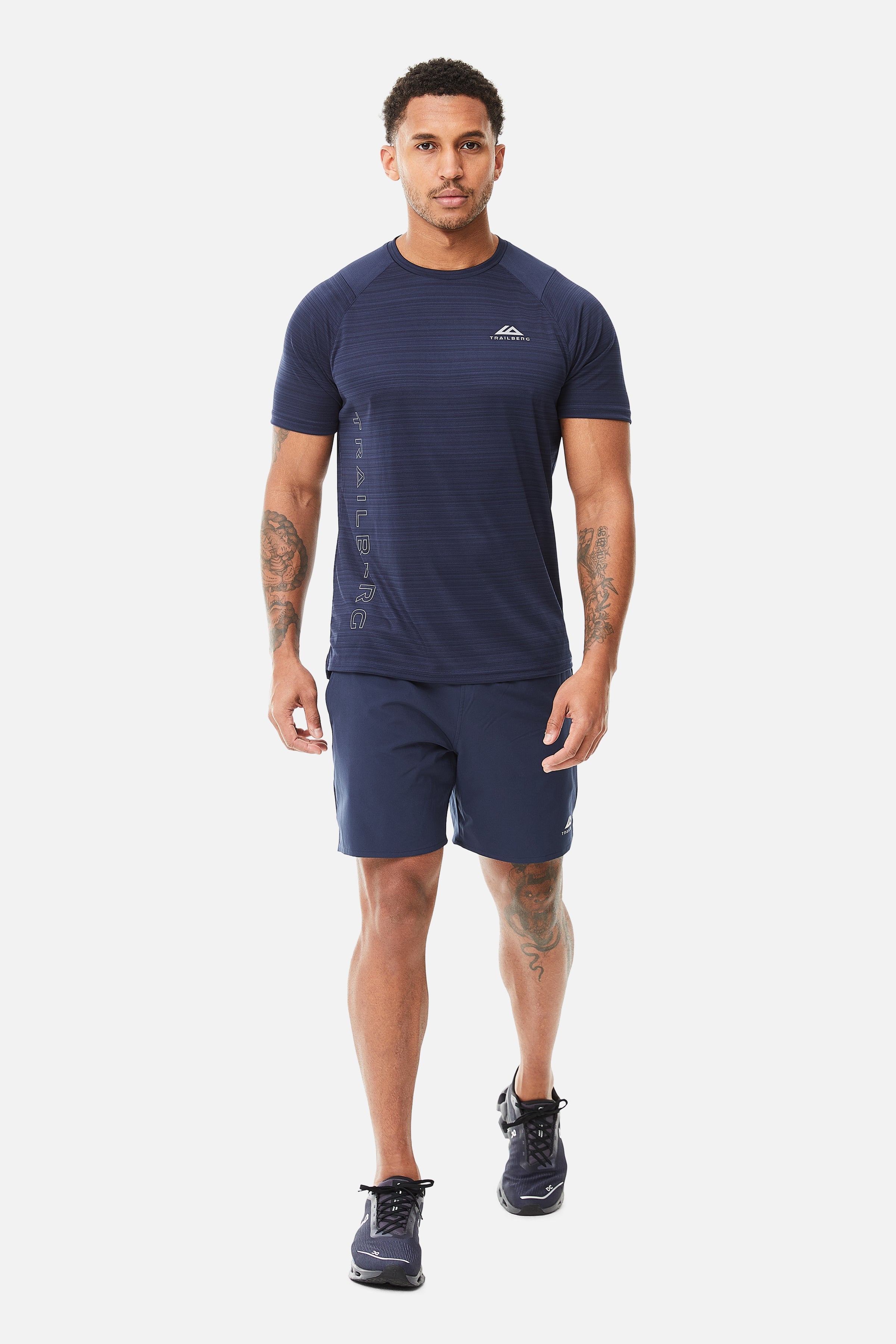 Triathlon SS25 Tee - Navy Blue