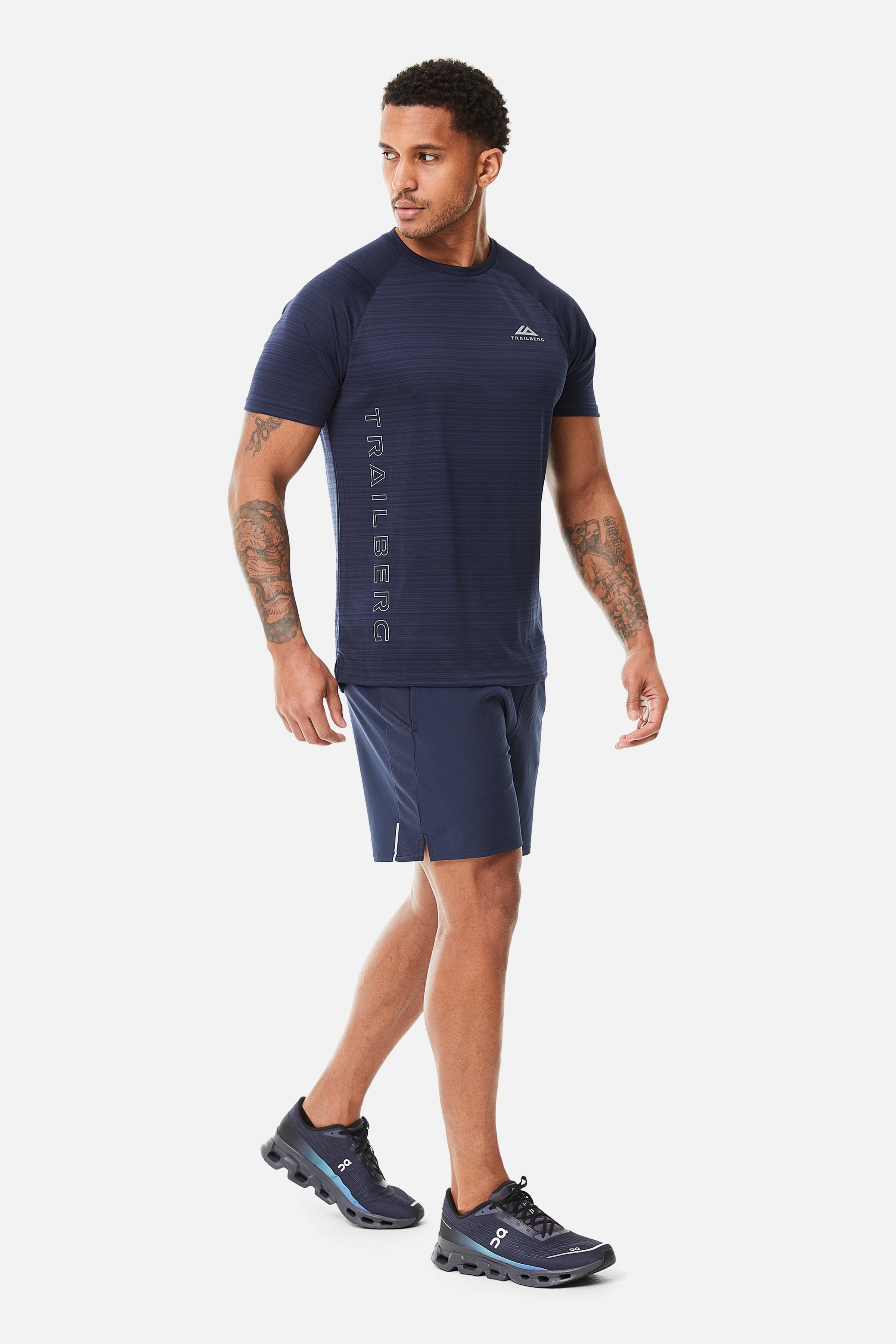 Triathlon SS25 Tee - Navy Blue