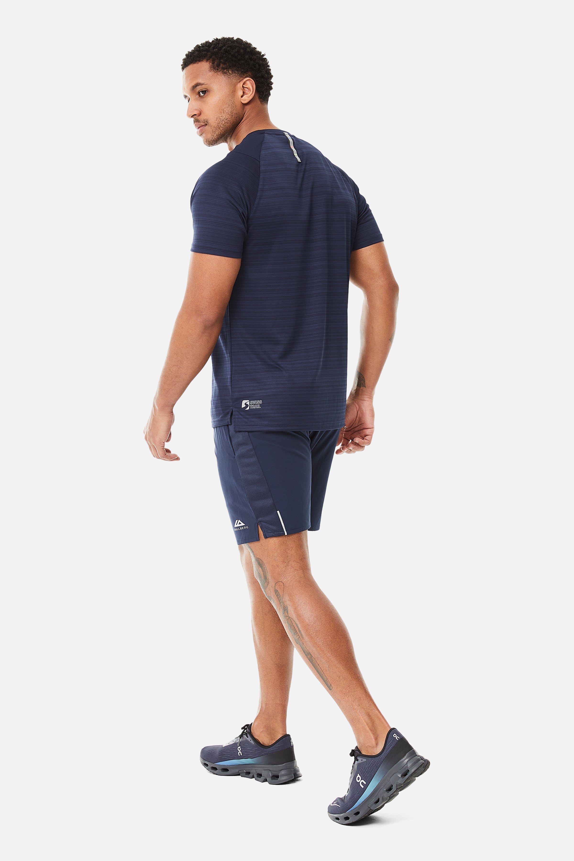 Triathlon SS25 Tee - Navy Blue