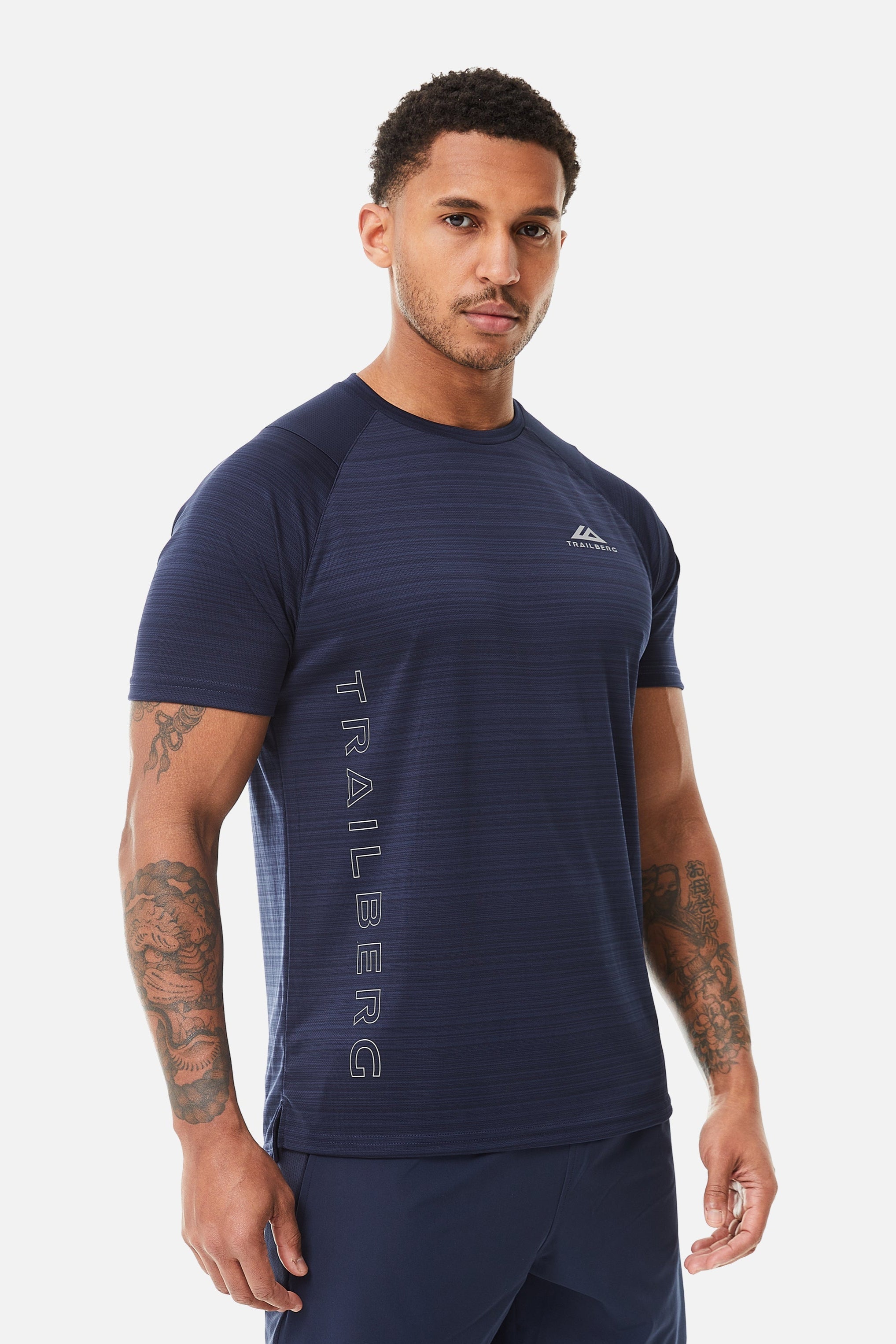 Triathlon SS25 Tee - Navy Blue