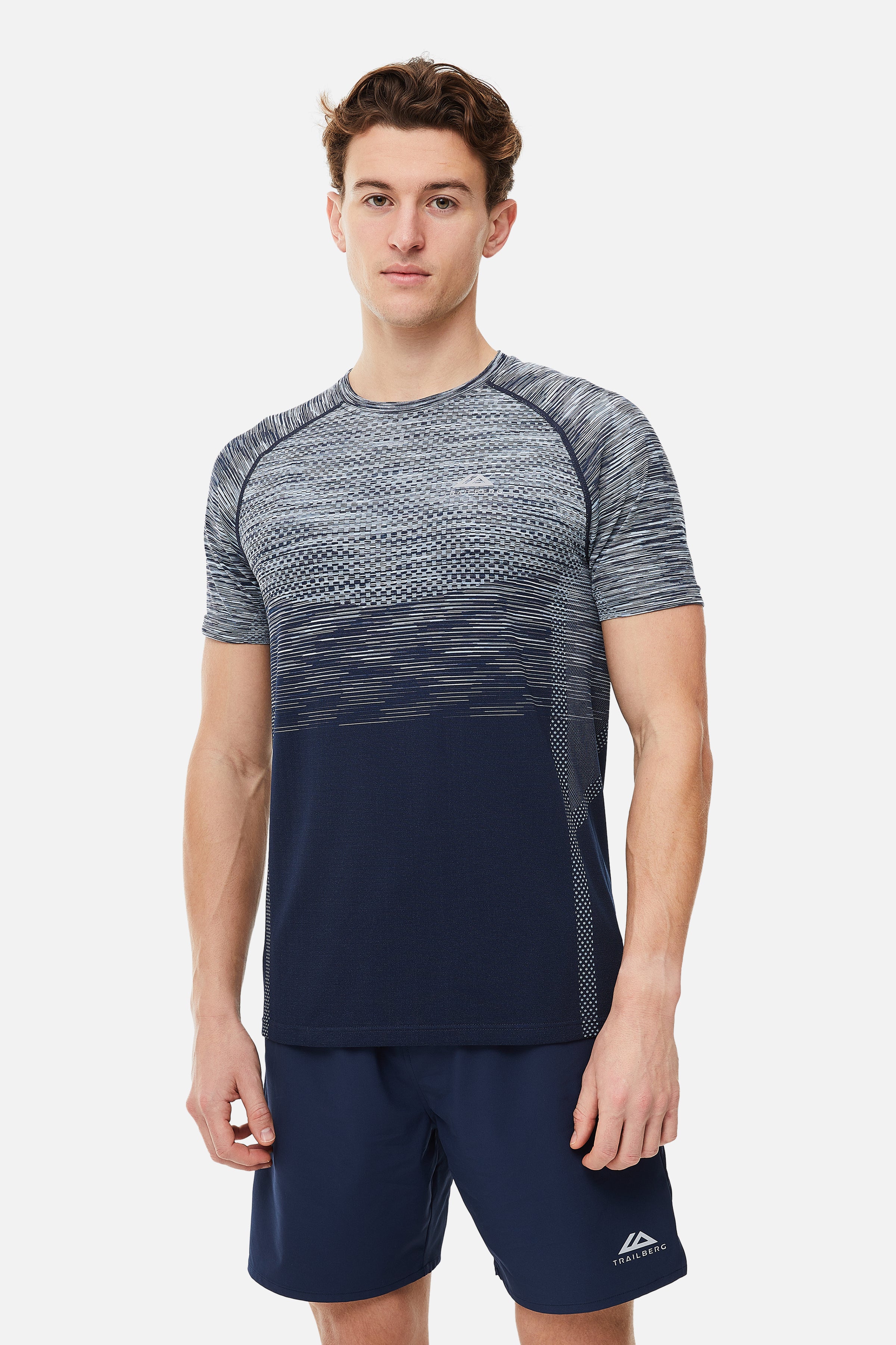 Apex Essentials Seamless Tee Twinset - Navy Blue