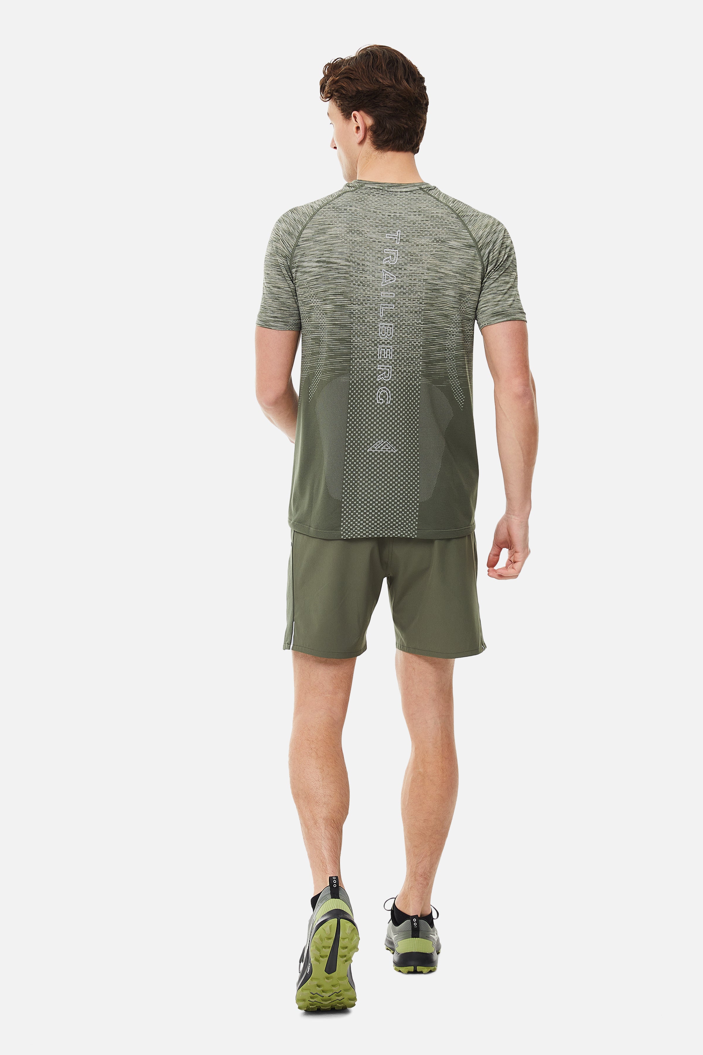 Apex Essentials Seamless Tee Twinset - Dark Fern