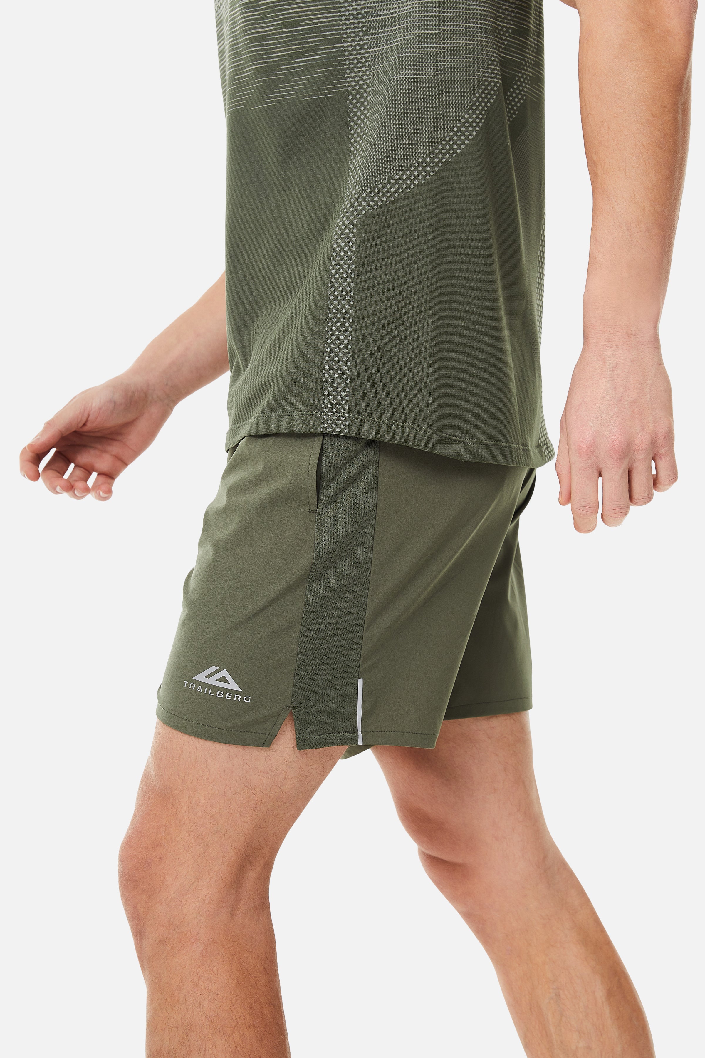 Apex Essentials Seamless Tee Twinset - Dark Fern