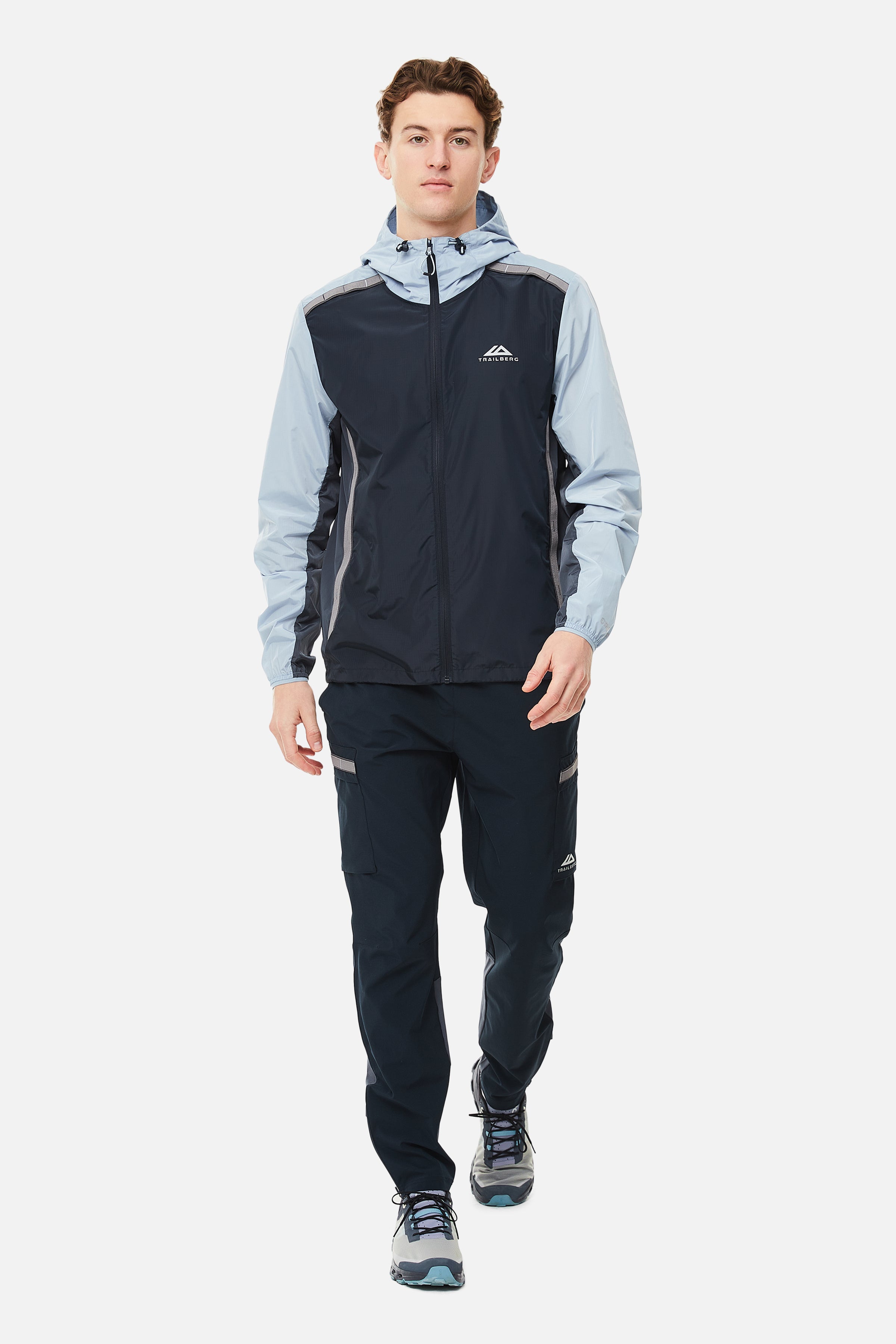 SS25 Triathlon Tracksuit - Navy/Grey/Blue