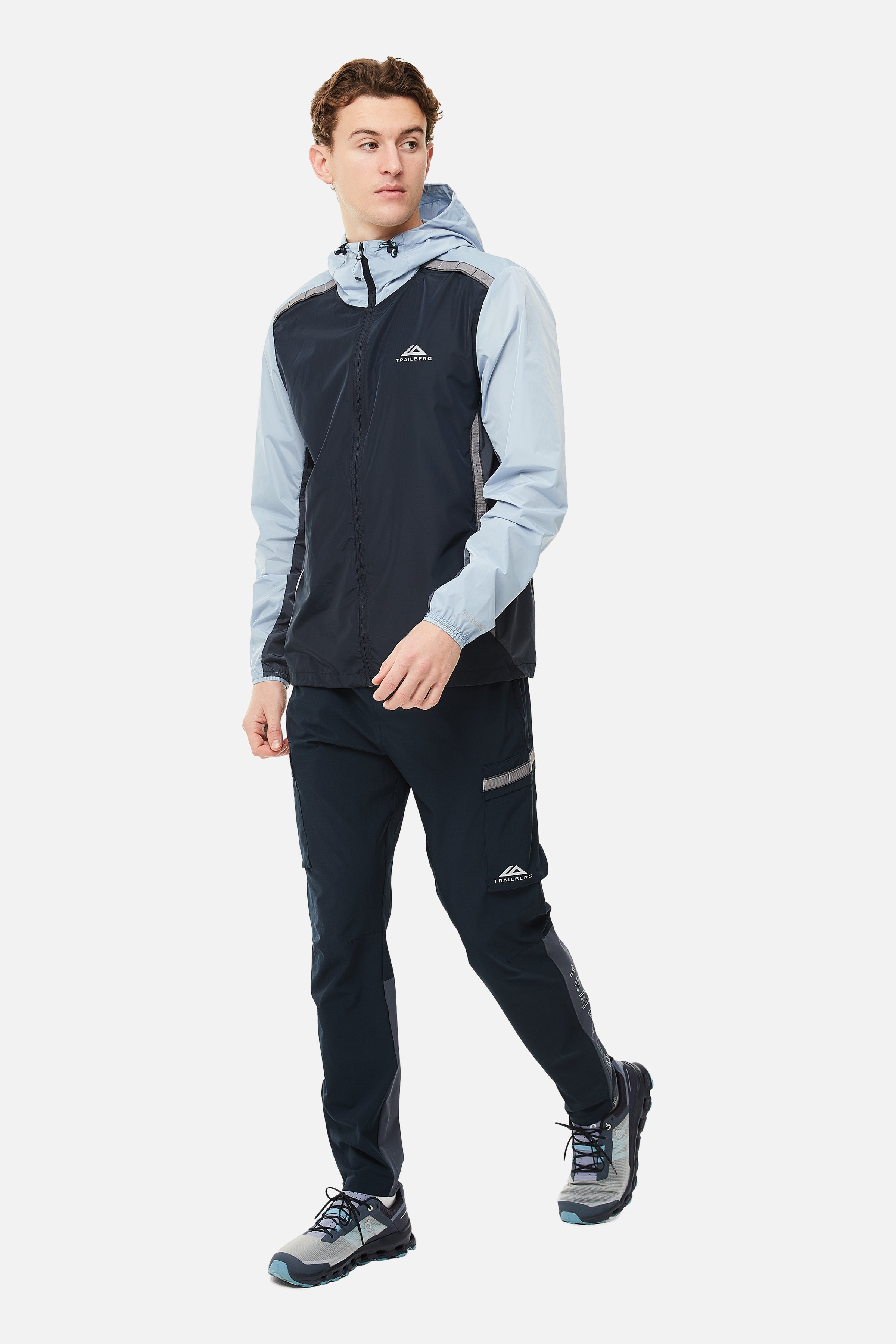 SS25 Triathlon Windbreaker - Navy/Grey/Blue