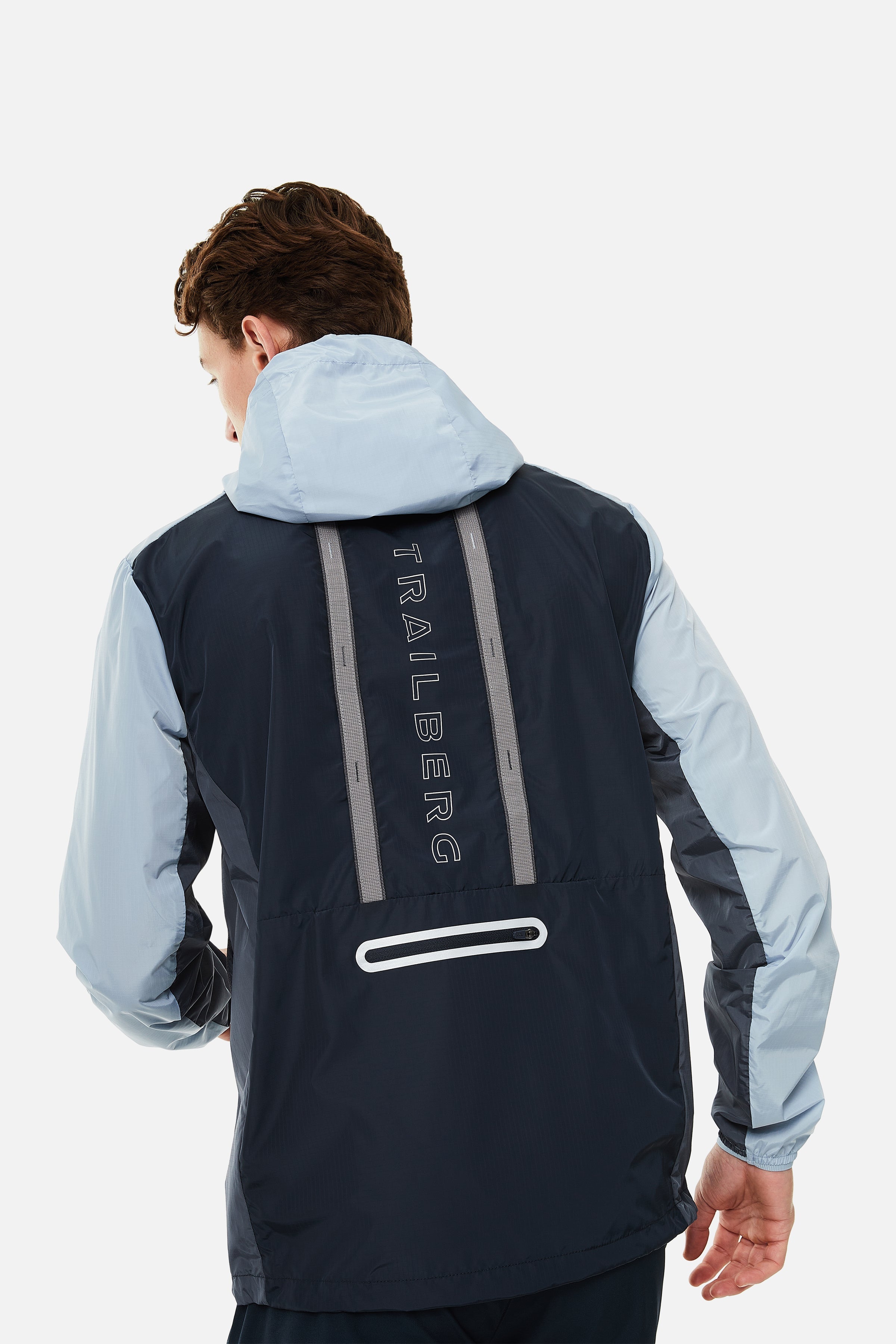 SS25 Triathlon Windbreaker - Navy/Grey/Blue