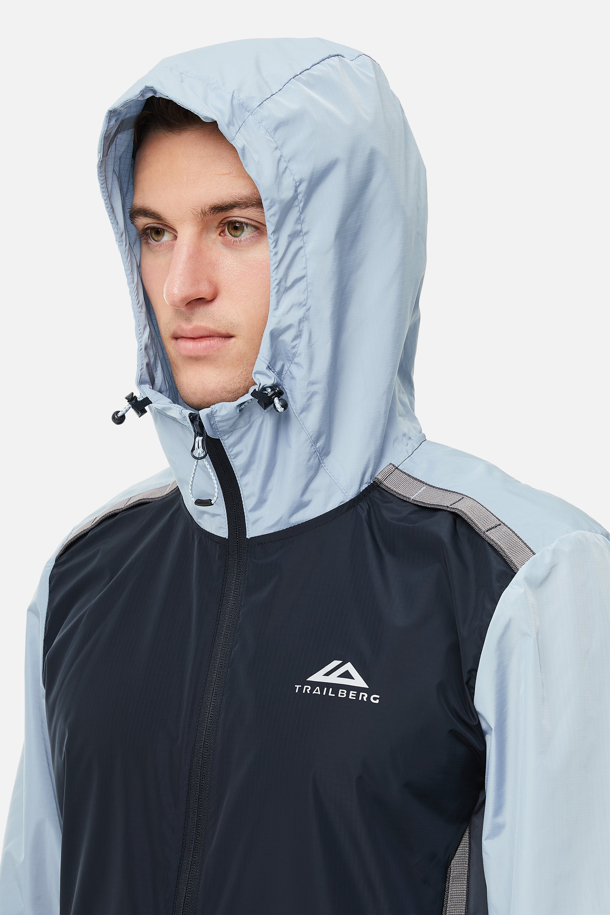 SS25 Triathlon Windbreaker - Navy/Grey/Blue
