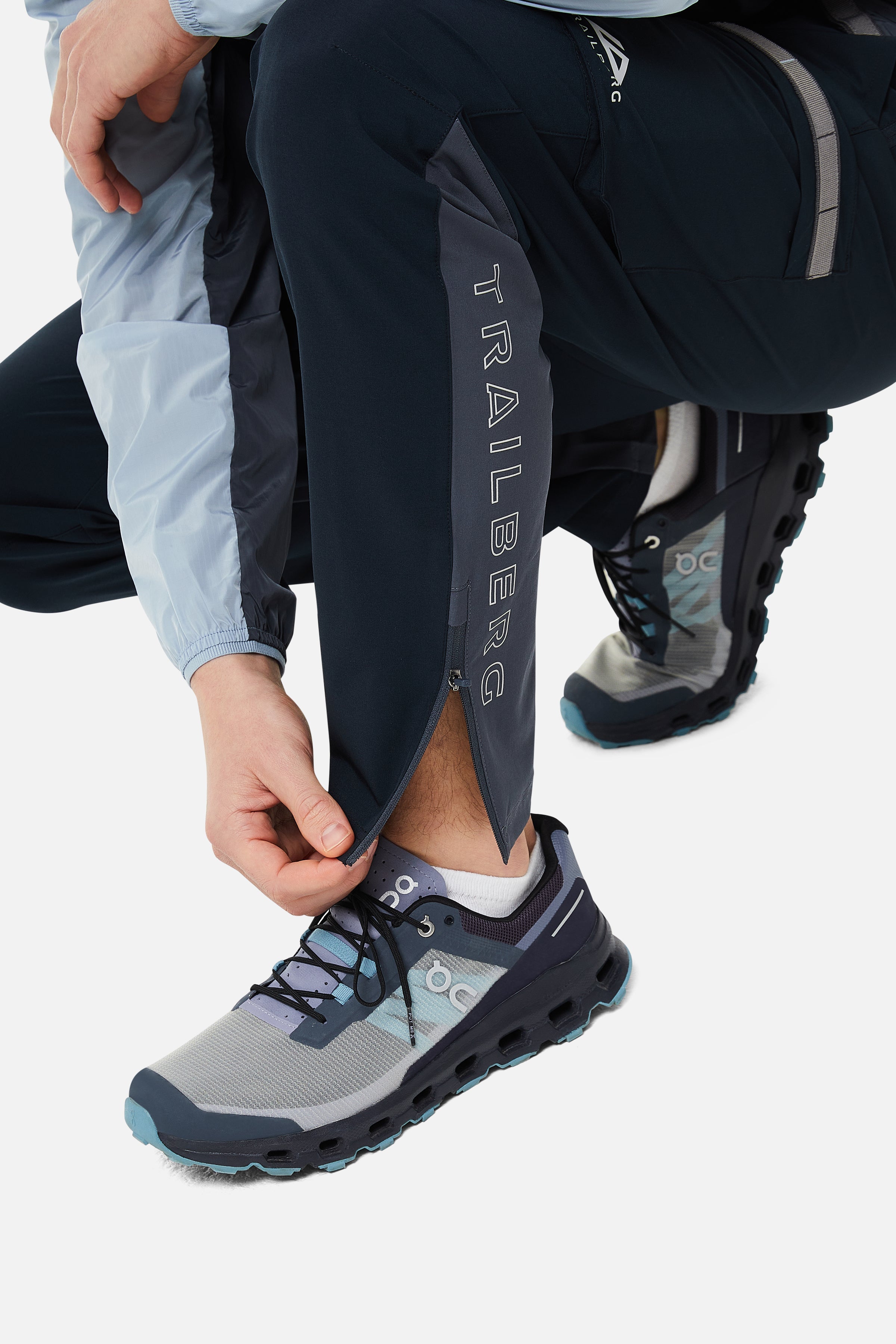 SS25 Triathlon Tracksuit - Navy/Grey/Blue