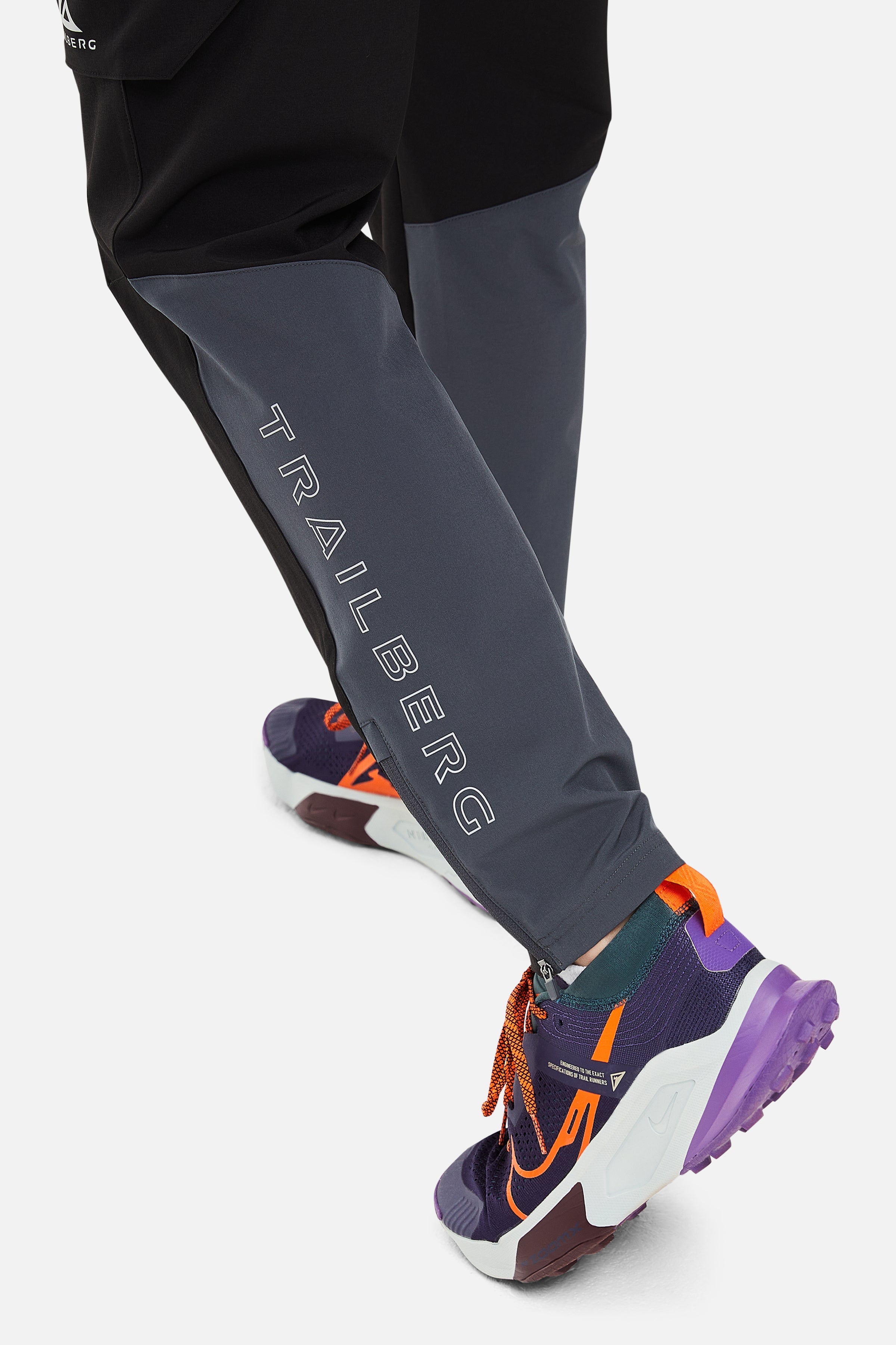 SS25 Triathlon Tracksuit - Black/Grey/Purple