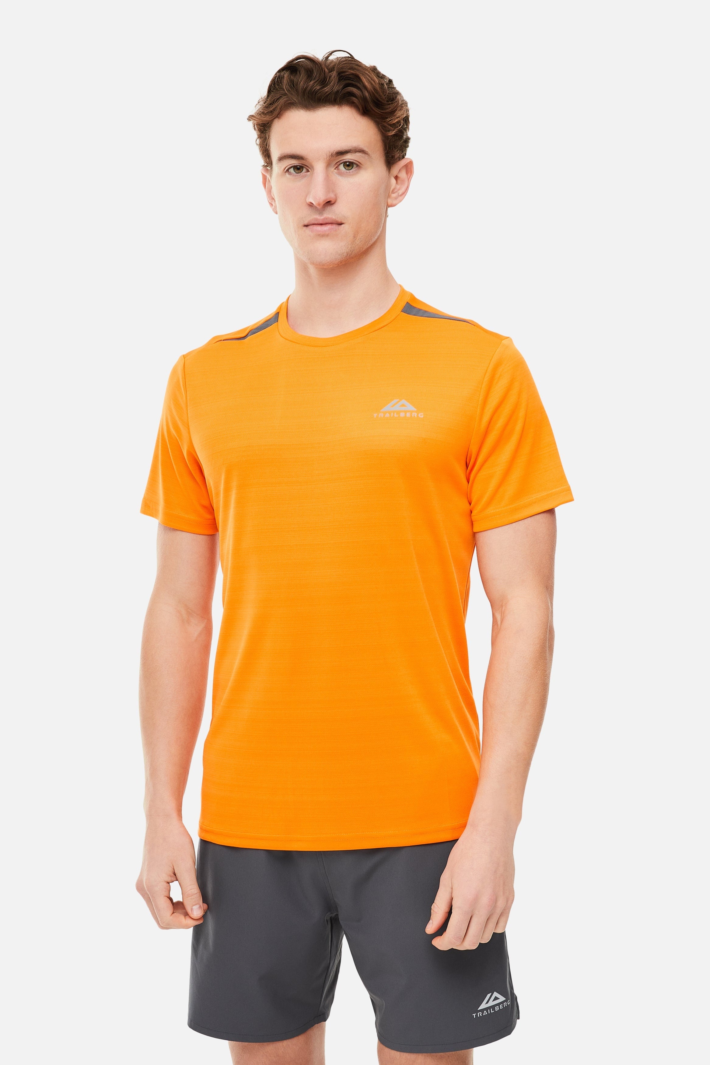 SS25 Cloud Tee - Orange Burst/Iron Grey
