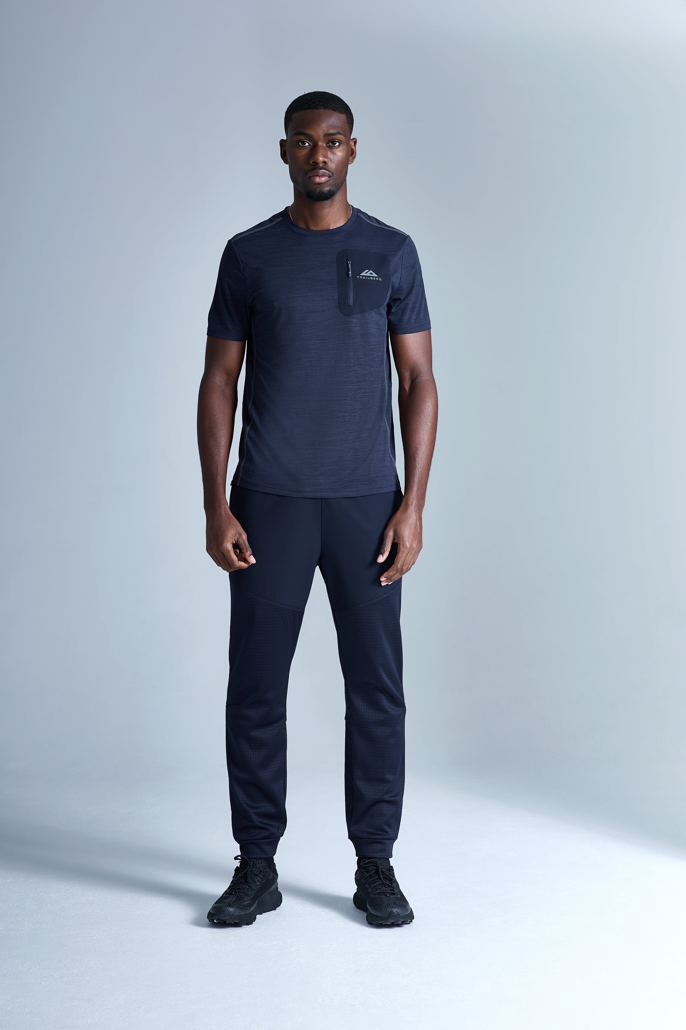 District Pocket Tee - Deep Ocean/Storm Grey