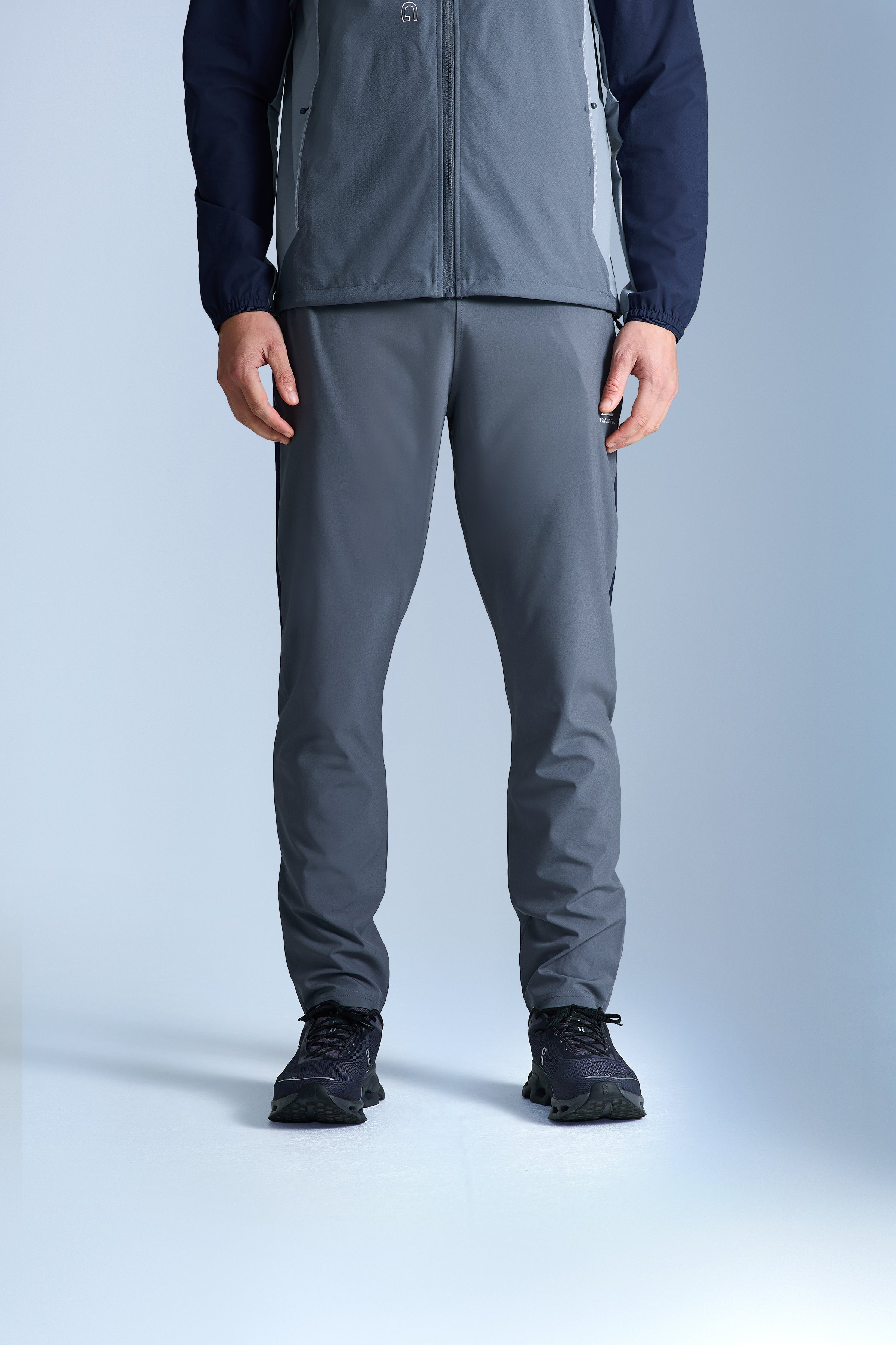 AW25 Triathlon Pant - Storm Grey/Navy Blue