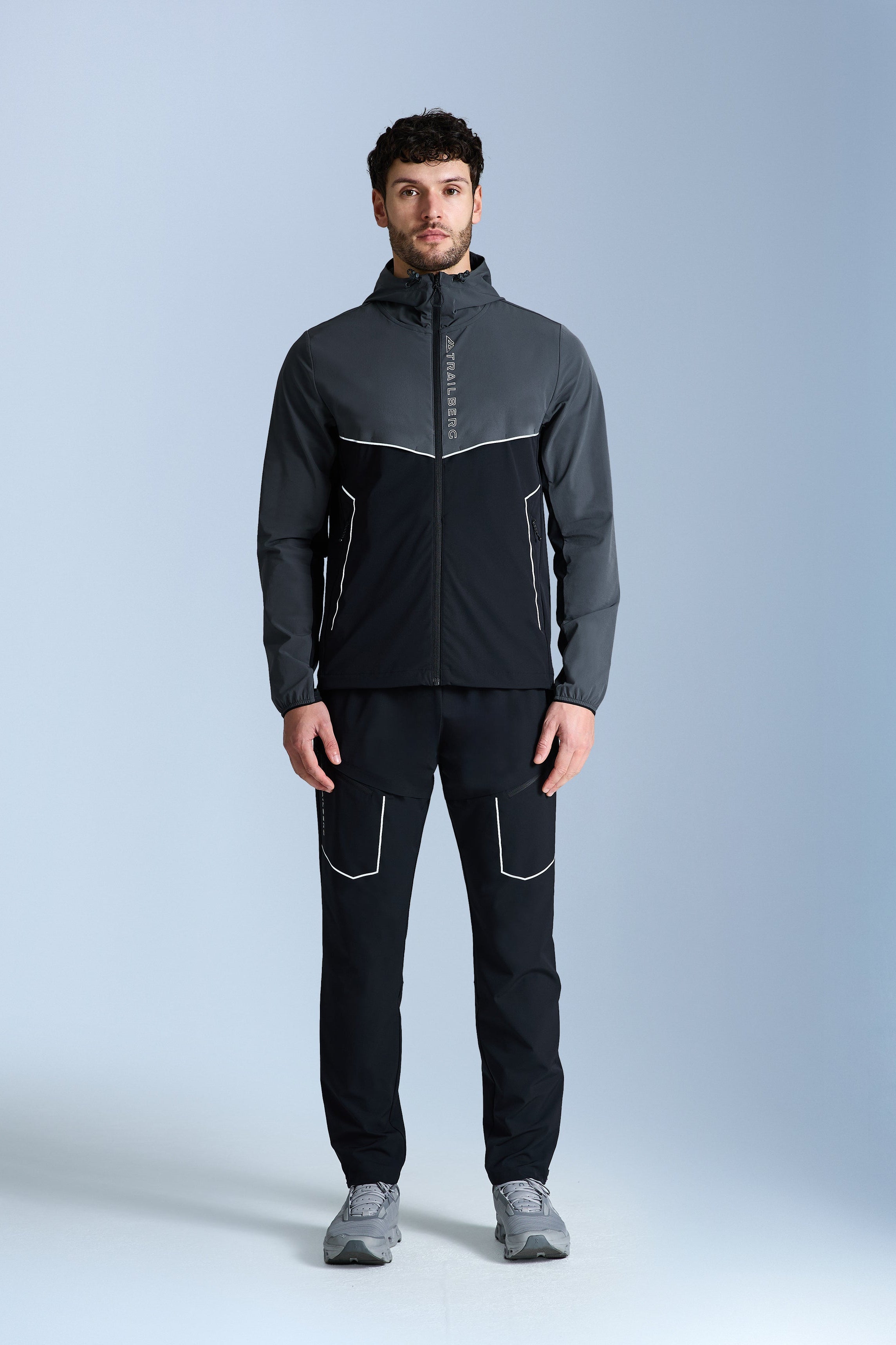 Zion Tracksuit - Black/Volcano Grey