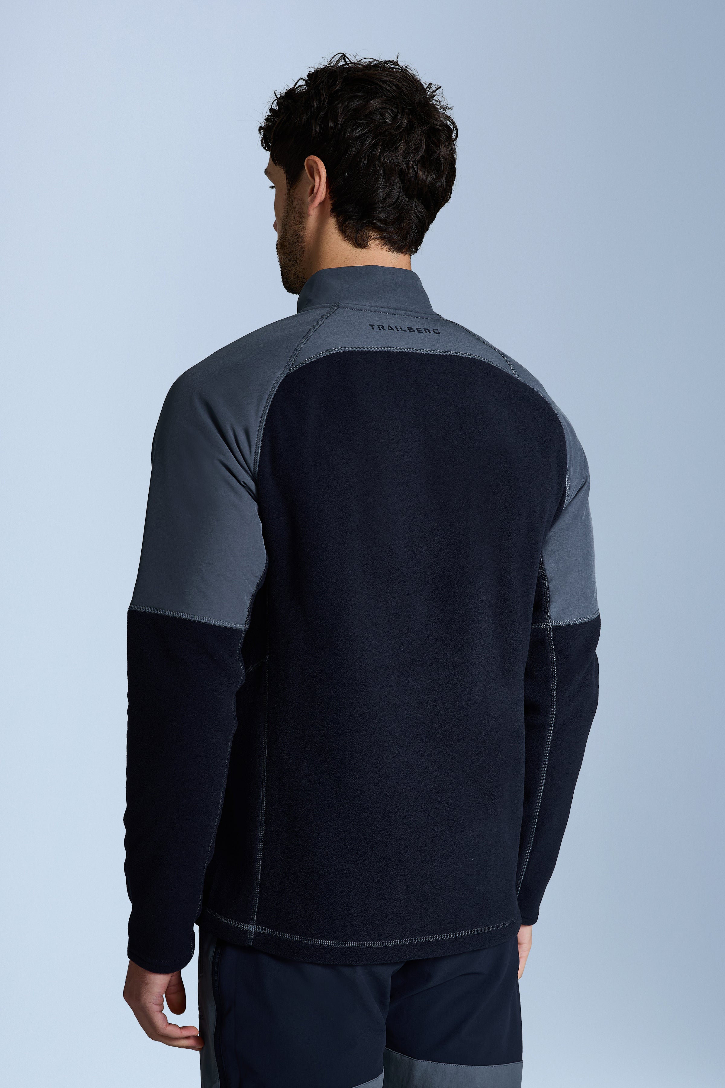 Sierra 1/4 Zip - Deep Ocean/Storm Grey
