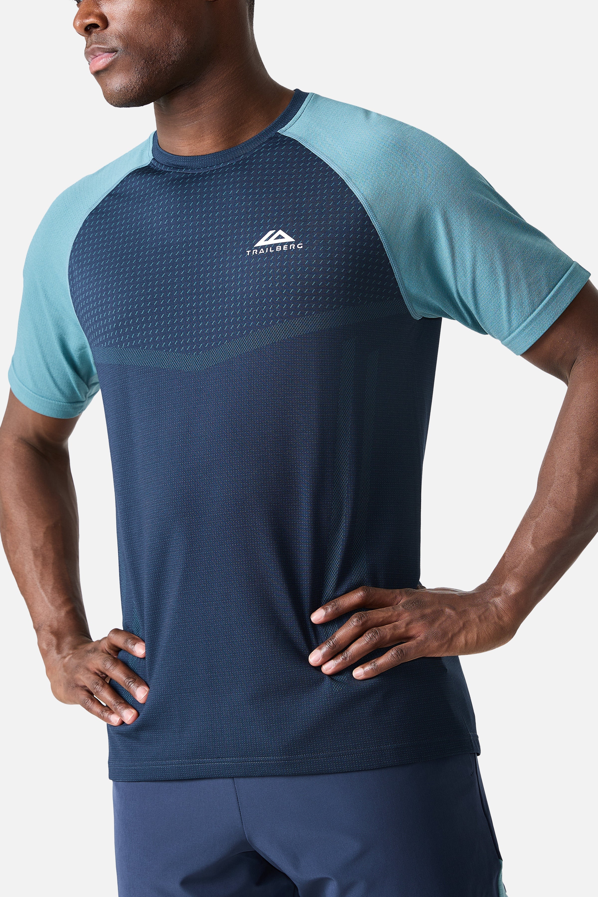 Rapid Dash Seamless Twinset – Sturmgrün/Polarhauch