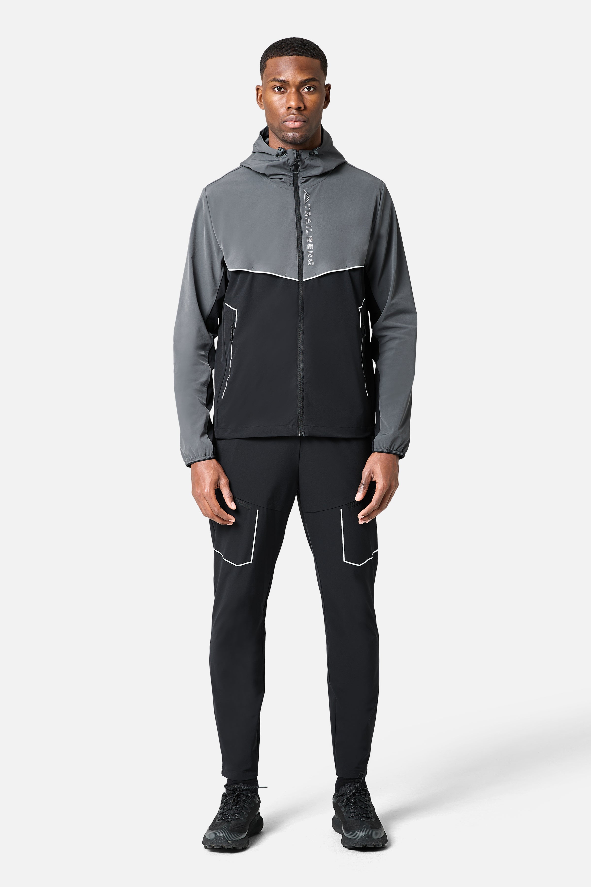 Zion Tracksuit - Black/Volcano Grey