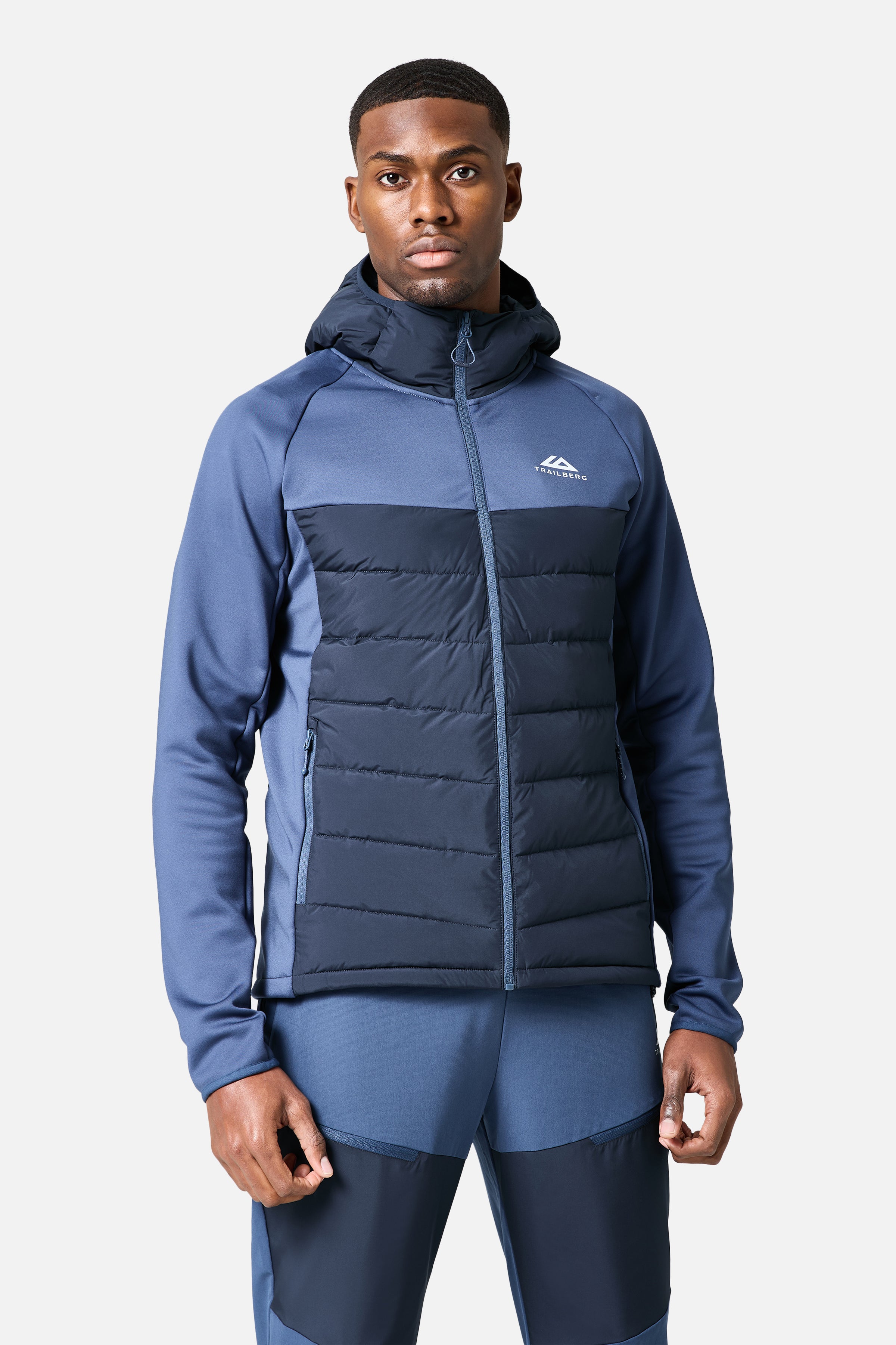 Rhine Winterised Hybrid Hood - Aqua Eclipse/Deep Ocean