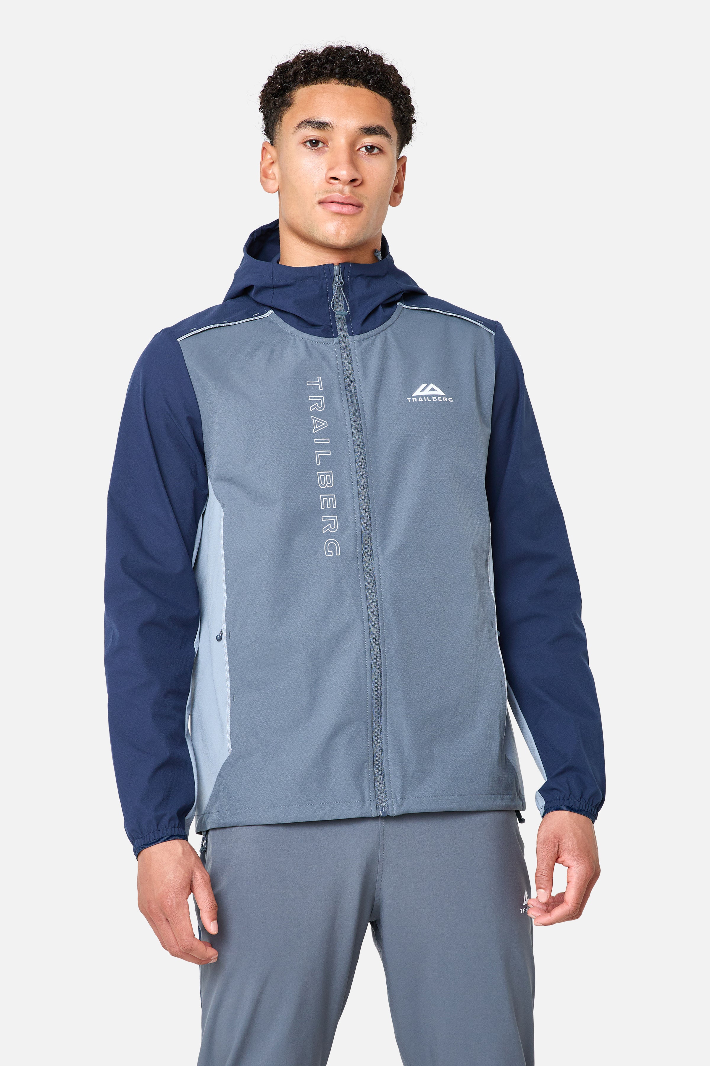 AW25 Triathlon Windbreaker - Storm Grey/Navy Blue/Cloud Haze