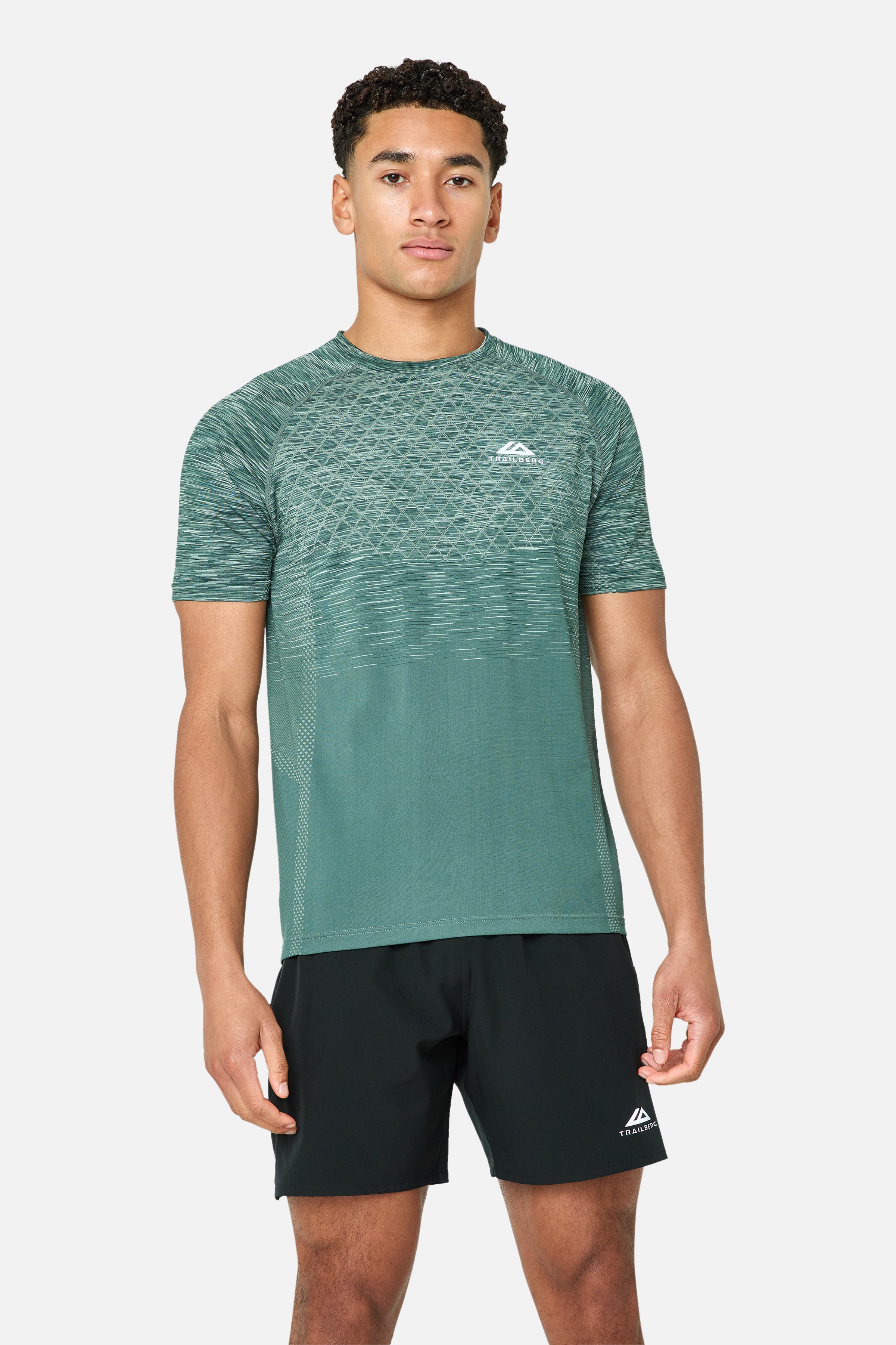 Stride Seamless Gotthard Twinset - Green