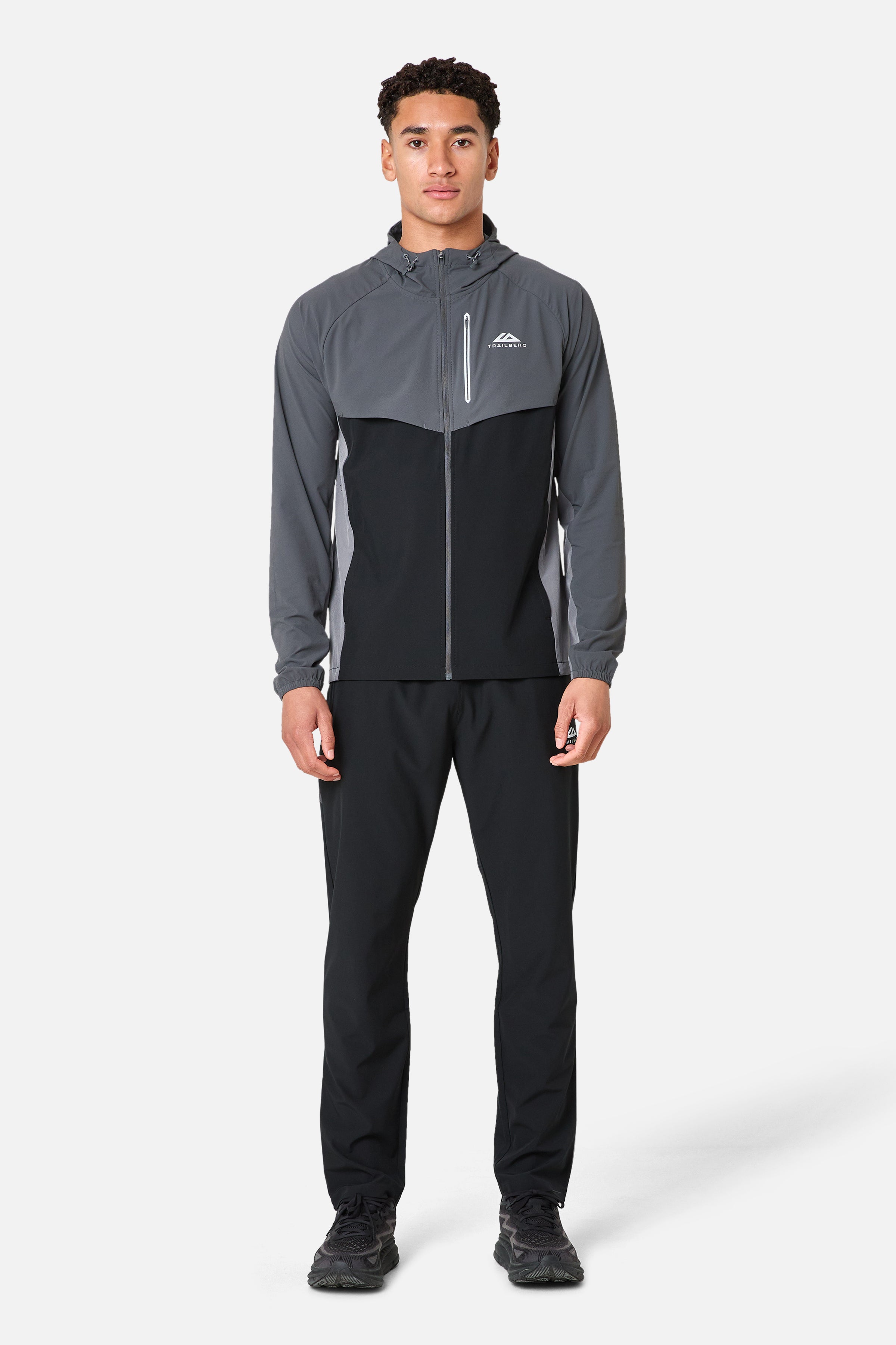 SS26 Cloud Woven Pant - Black/Volcano Grey