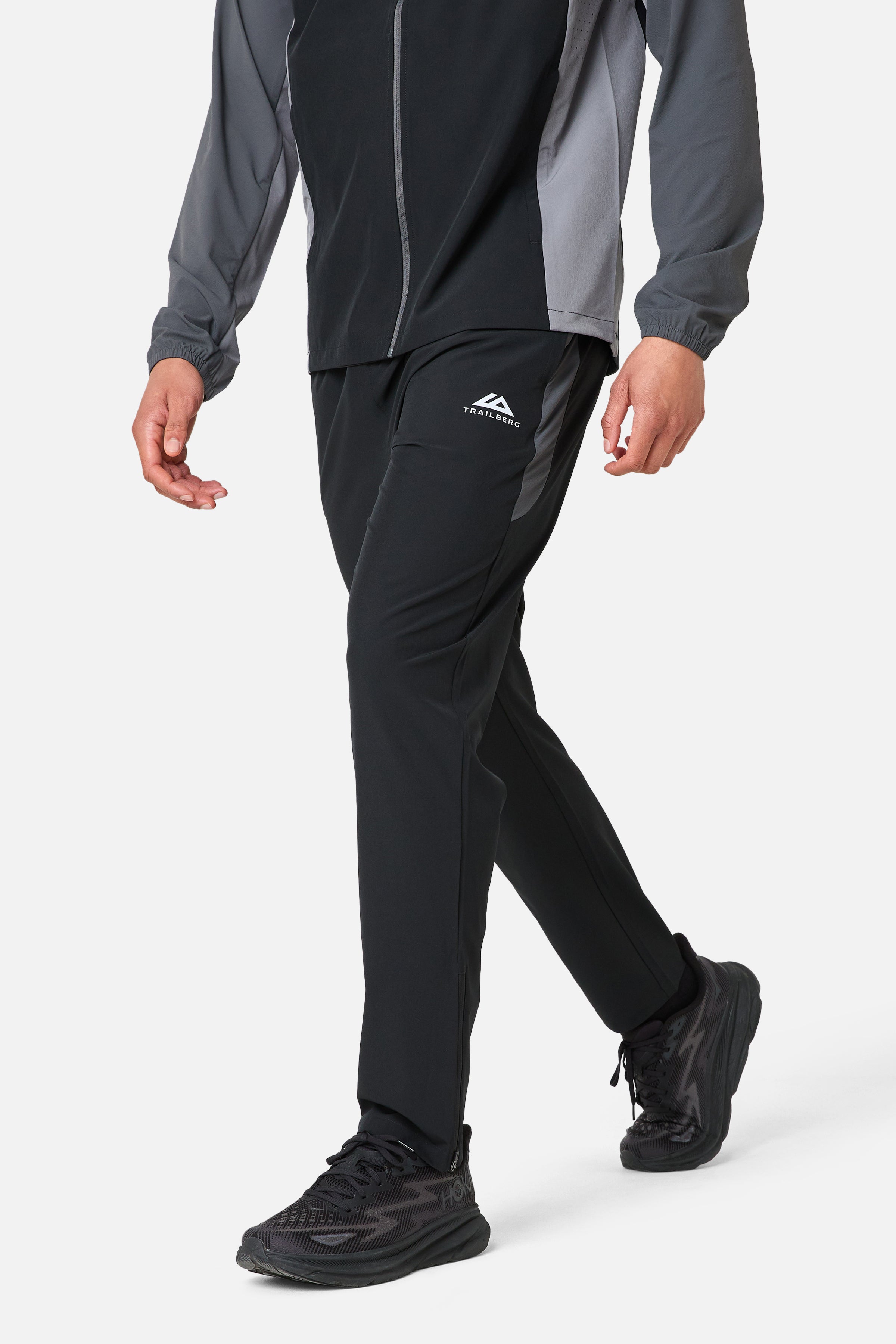 SS26 Cloud Woven Pant - Black/Volcano Grey