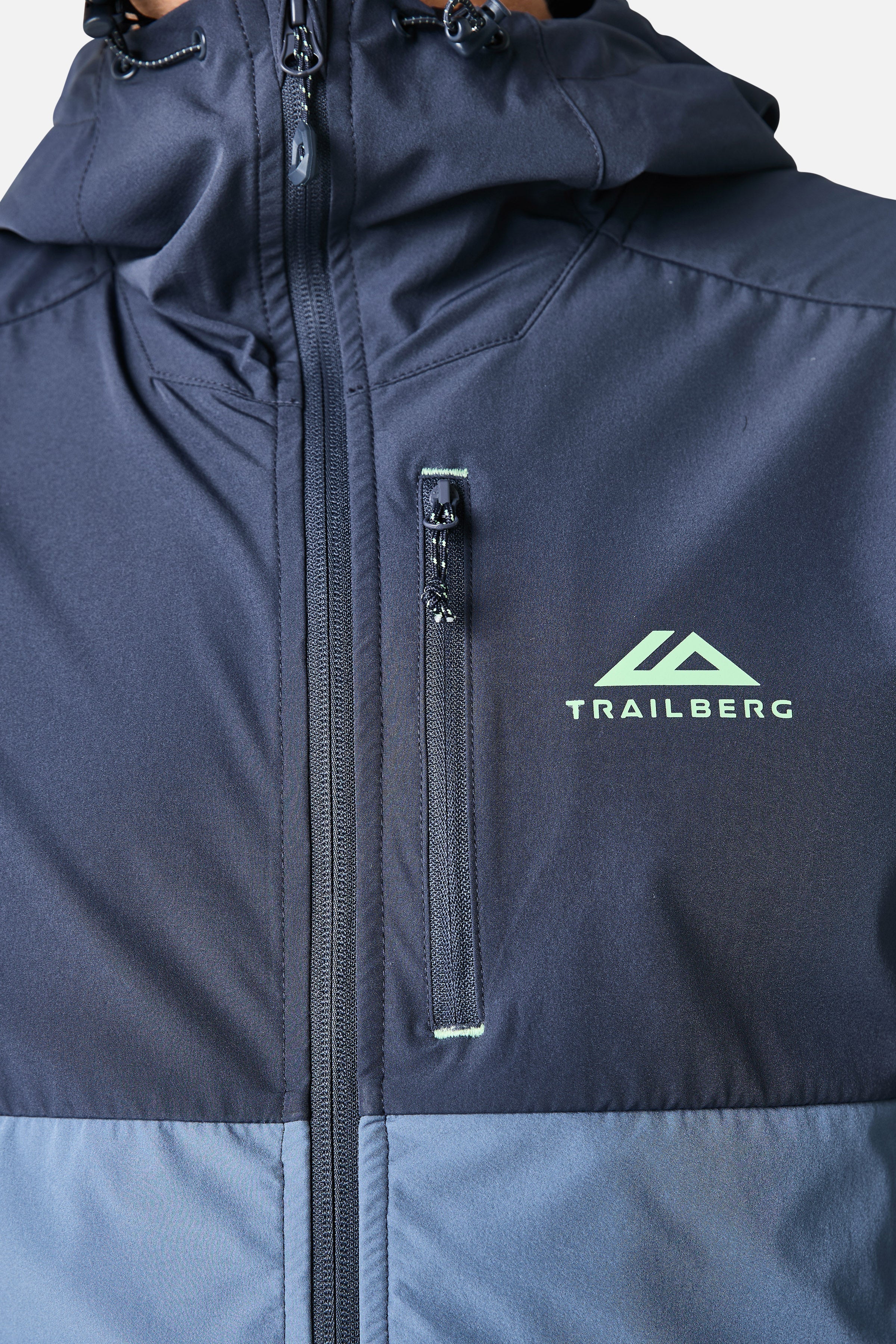 Oberland Hood - Breeze/Storm Blue
