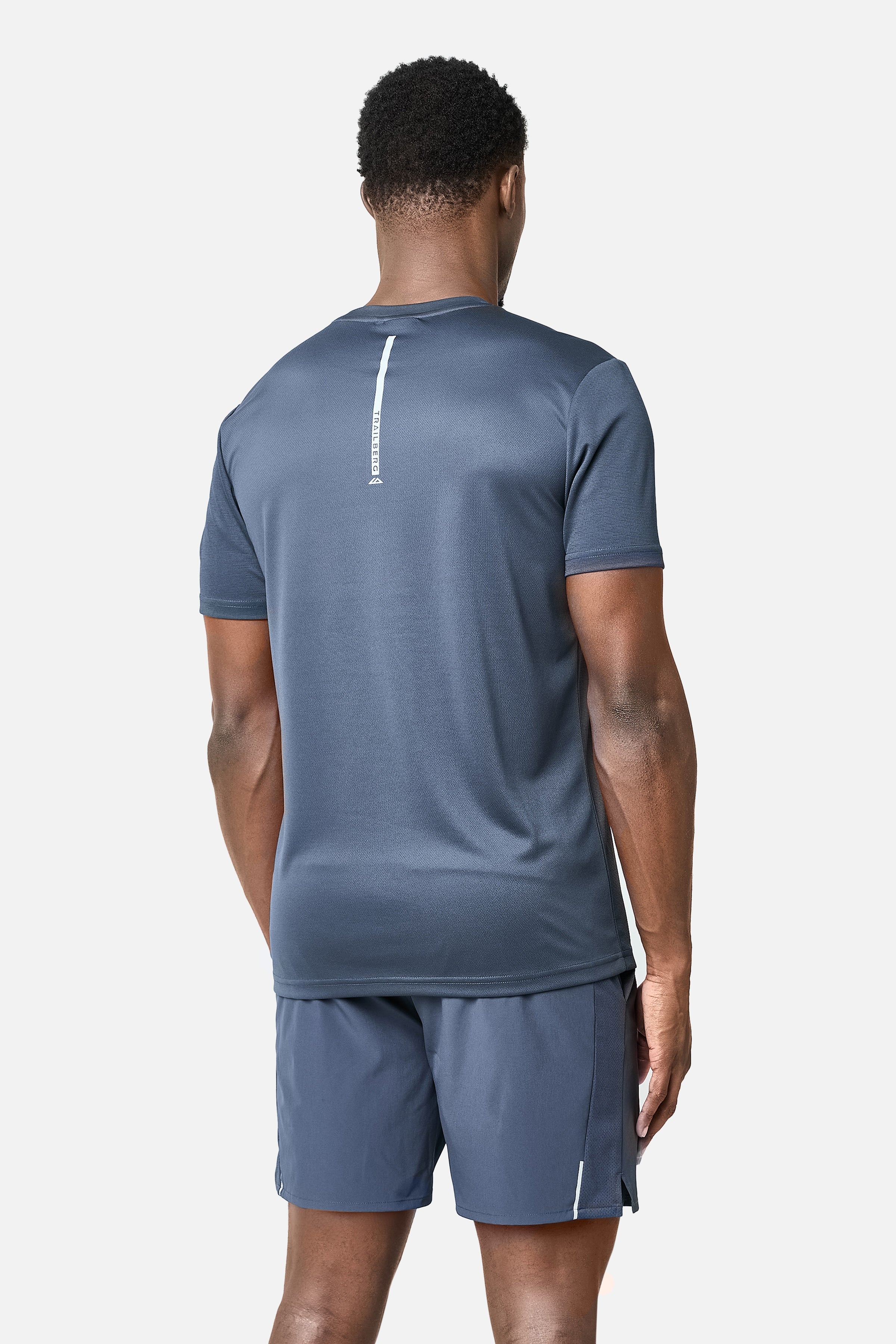 Blur Large Logo Tee - Storm Blue