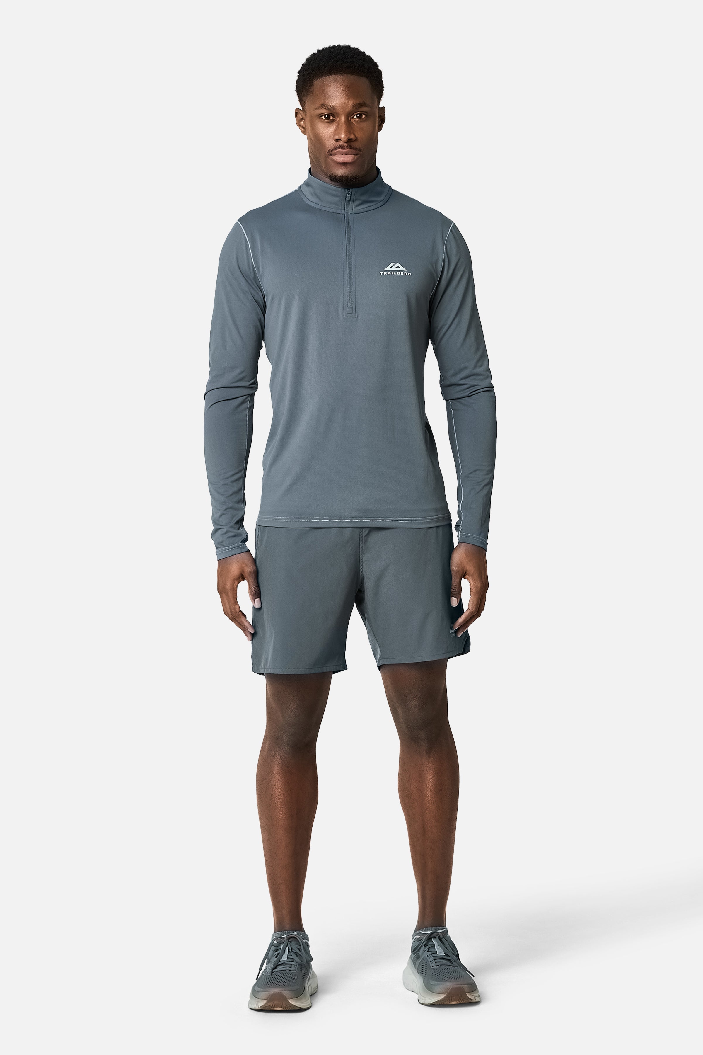 Nucleus Outdoor 1/4 Zip - Graphite Grey/Lunar Grey