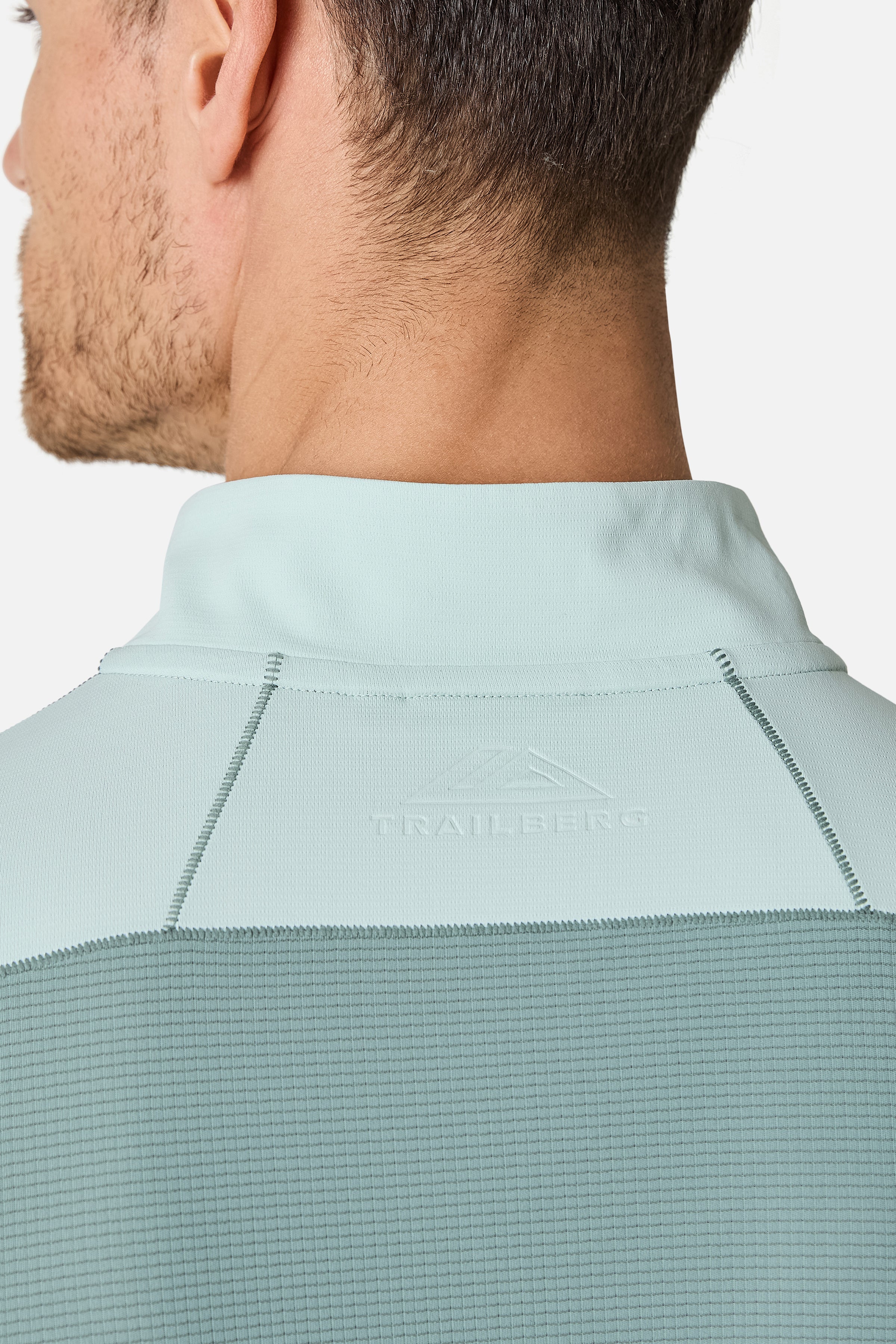 Nucleus 1/4 Zip Essentials 2.0 Twinset - Willow Green
