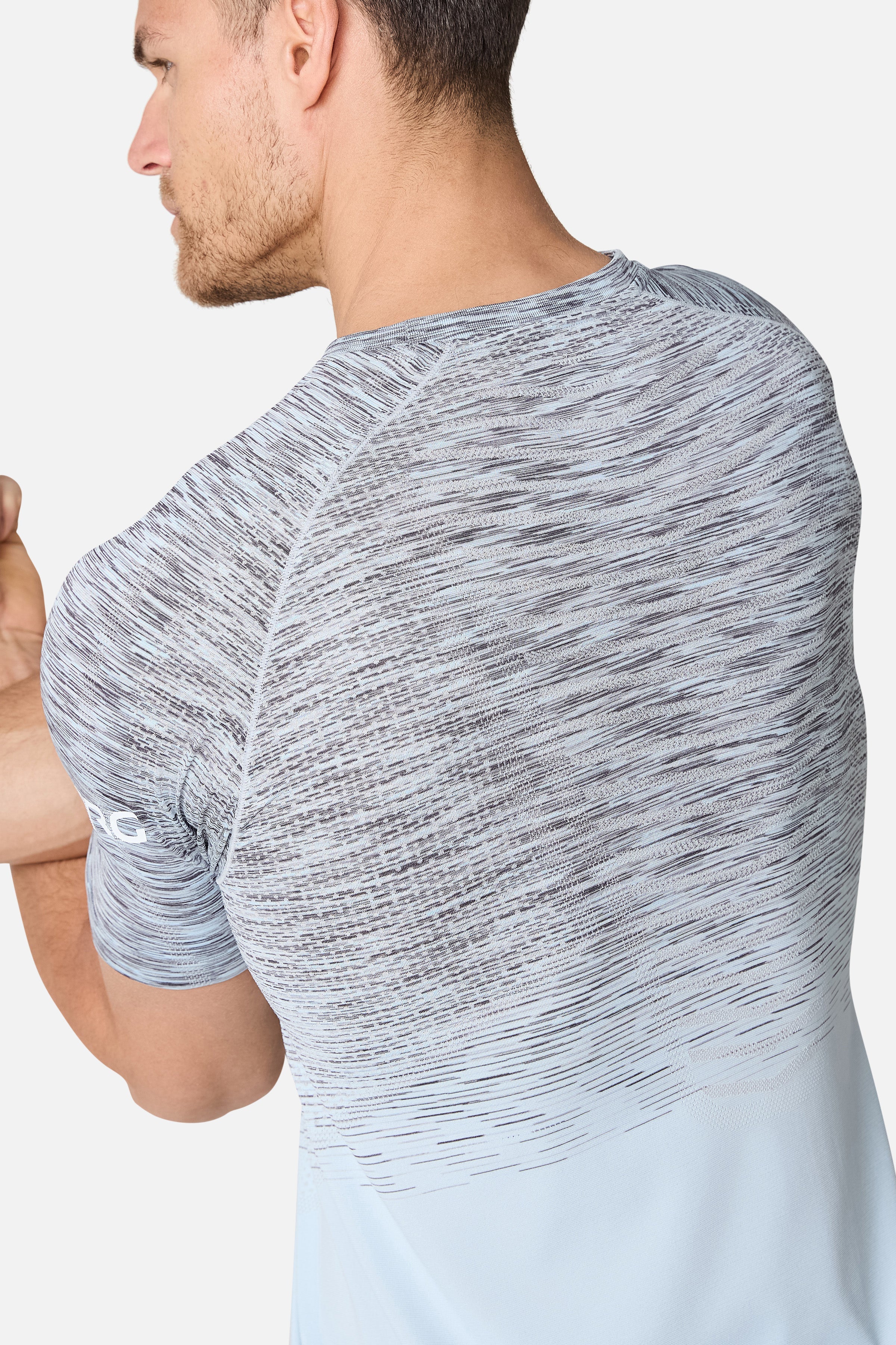 Arc Seamless T-Shirt – Eisblau/Nachtgrau/Nebelgrau/Mondgrau
